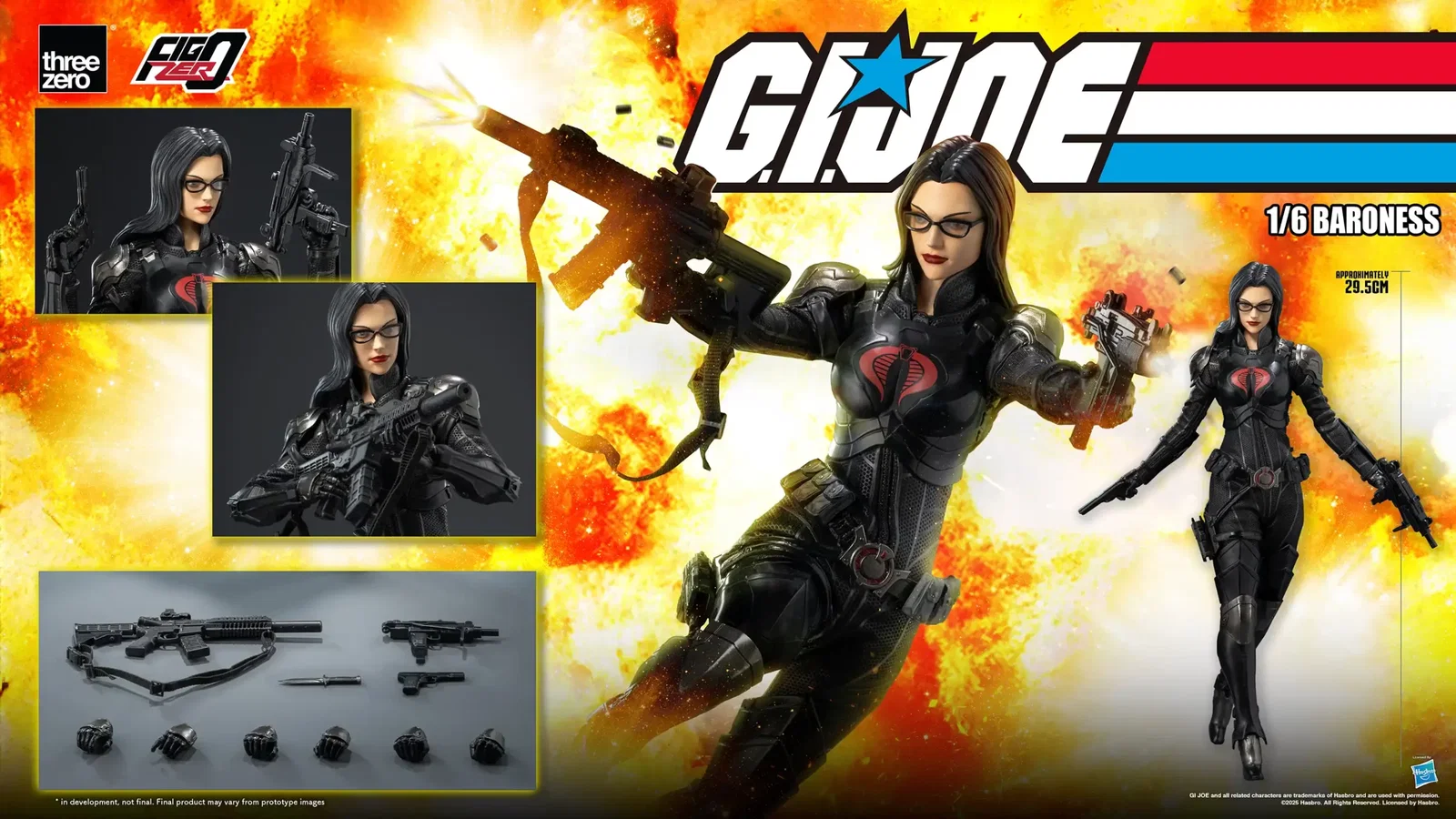 G.I. Joe FigZero 1/6 Baroness image 2