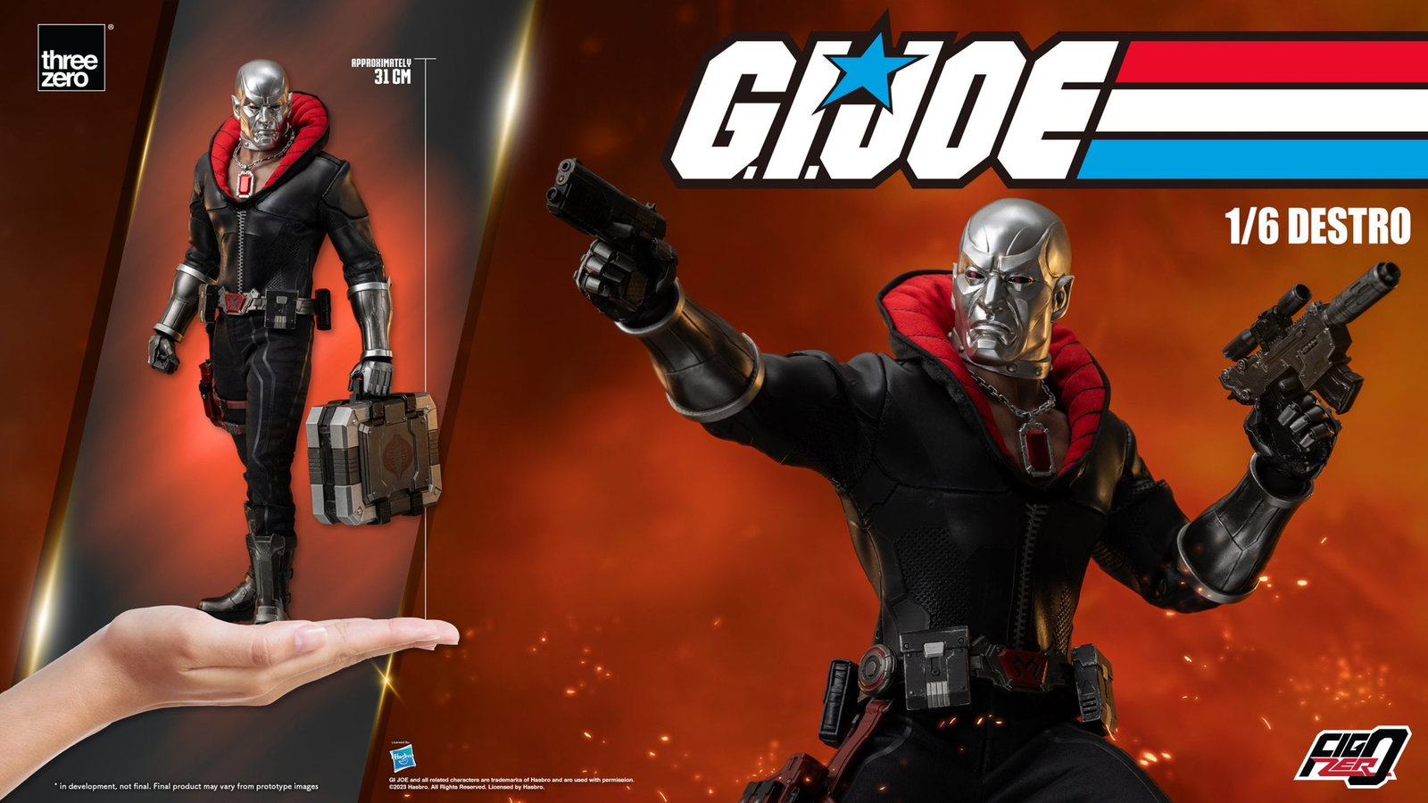 G.I. Joe FigZero 1/6 Destro image 2