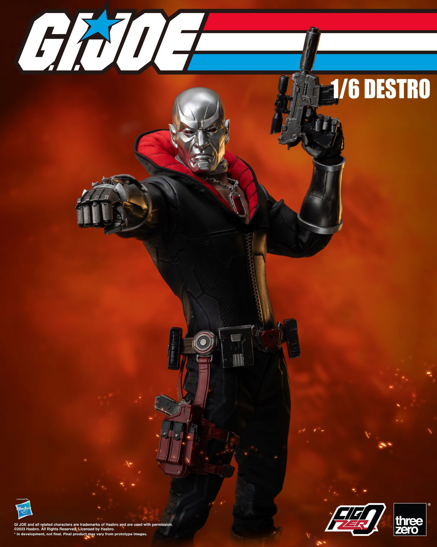 G.I. Joe FigZero 1/6 Destro image 9