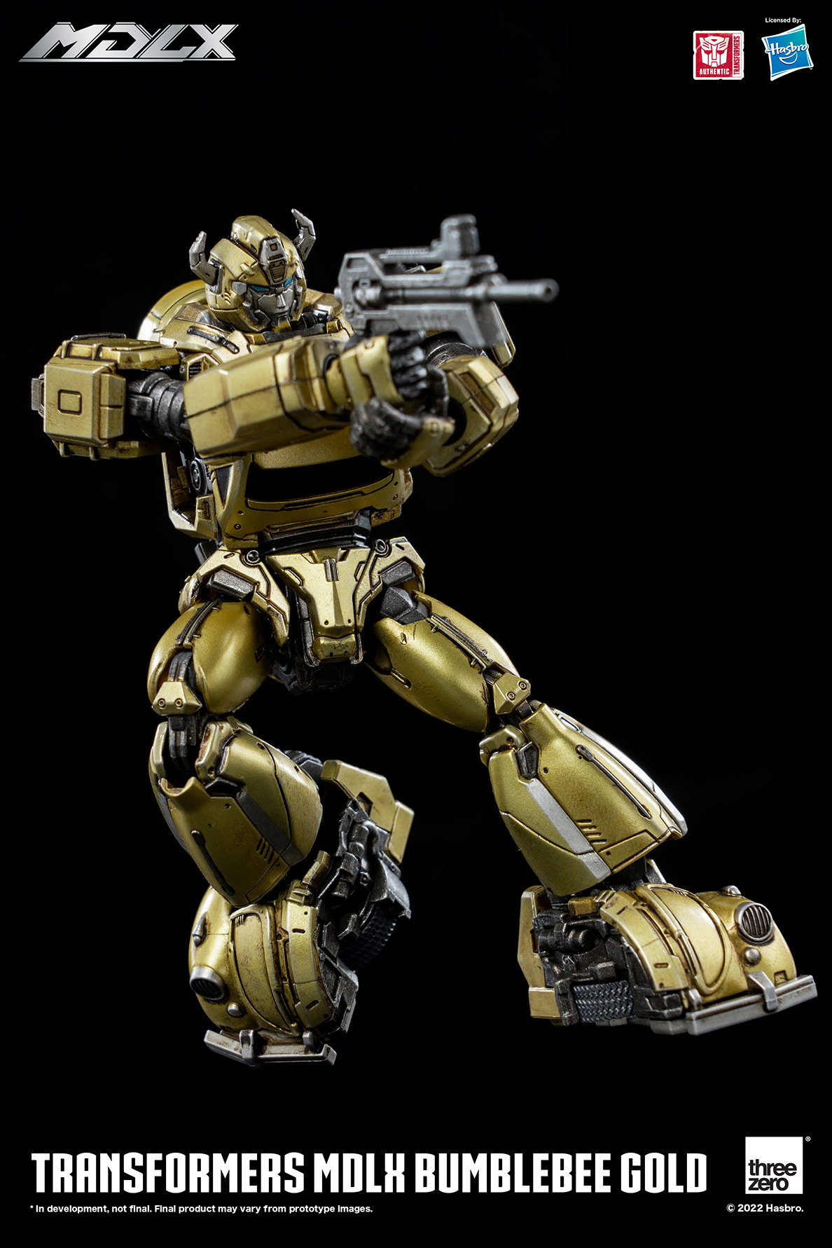 Transformers MDLX Bumblebee (Gold Edition) image 3