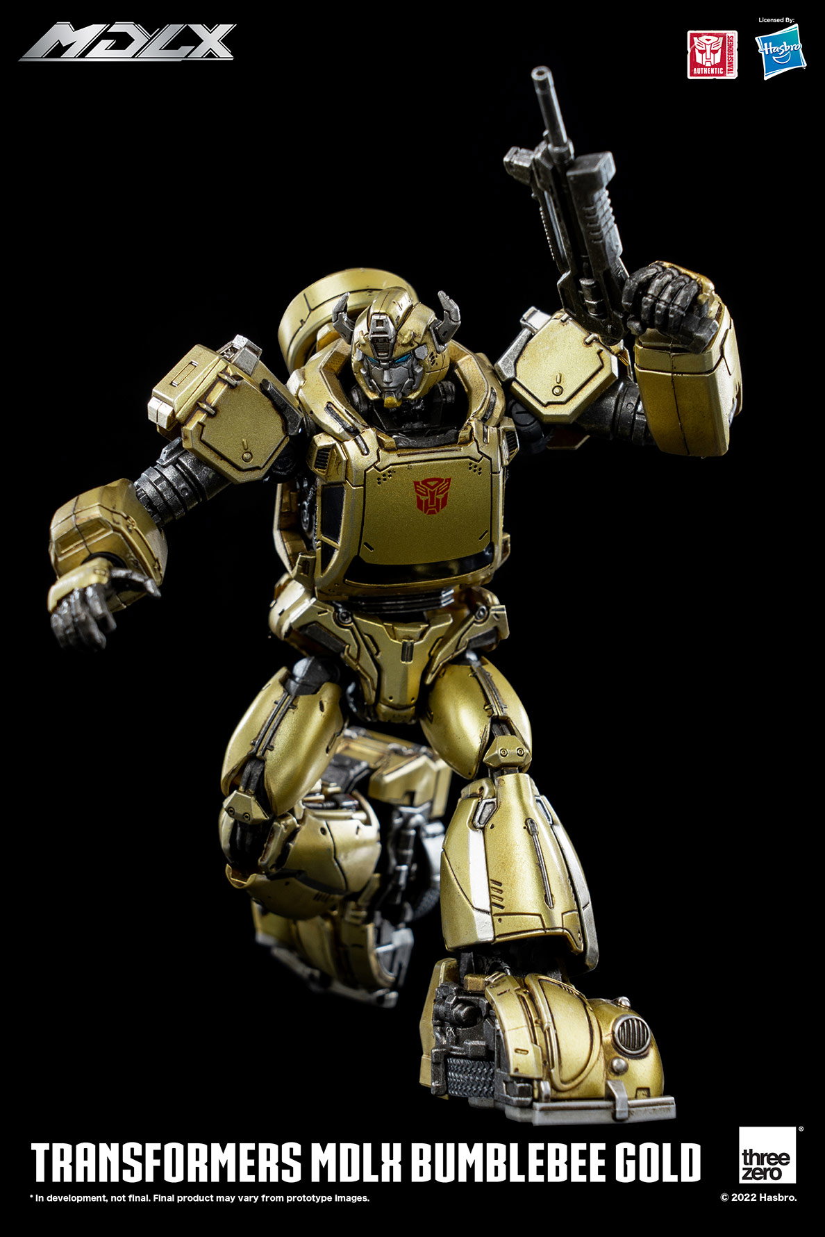 Transformers MDLX Bumblebee (Gold Edition) image 4