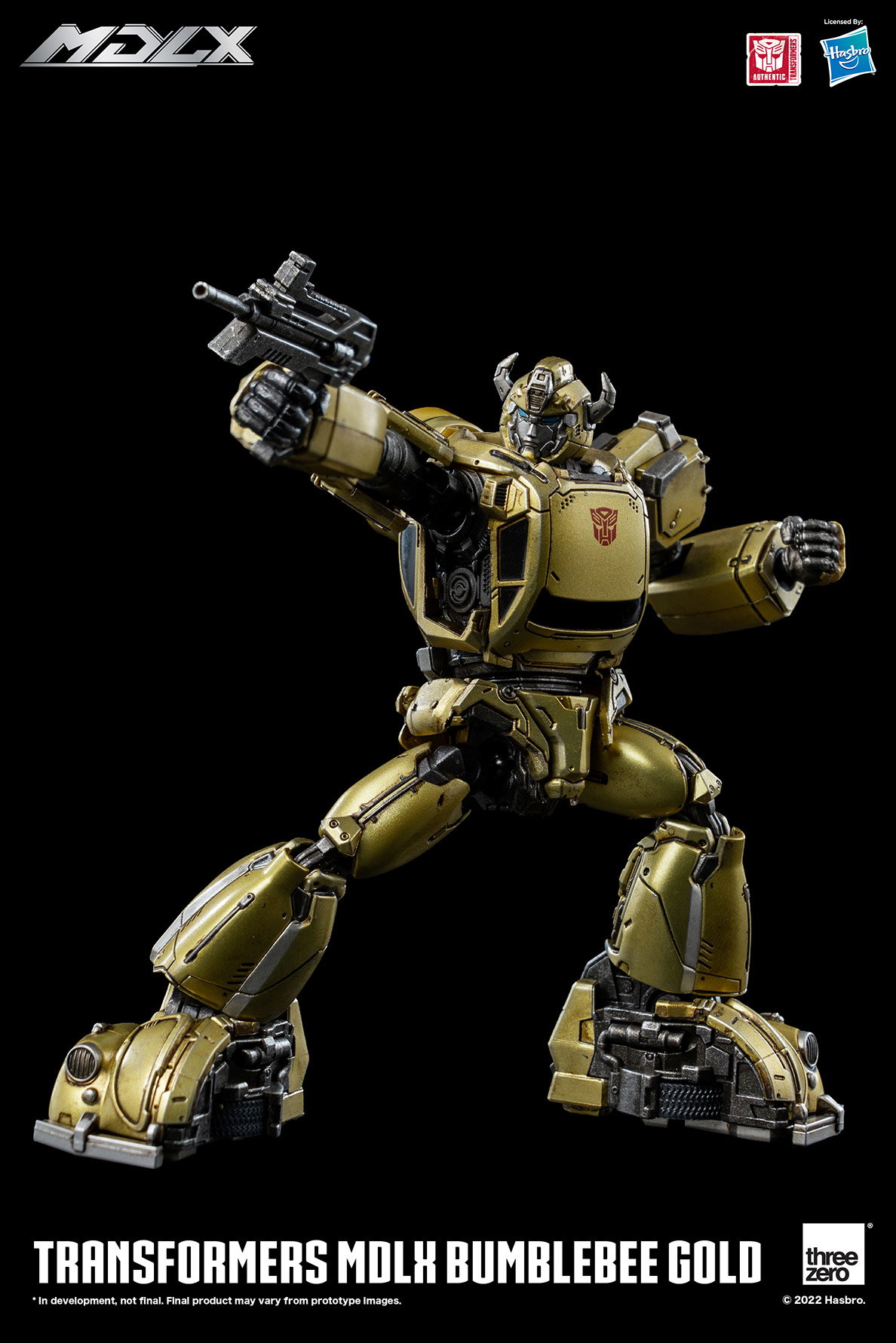 Transformers MDLX Bumblebee (Gold Edition) image 6