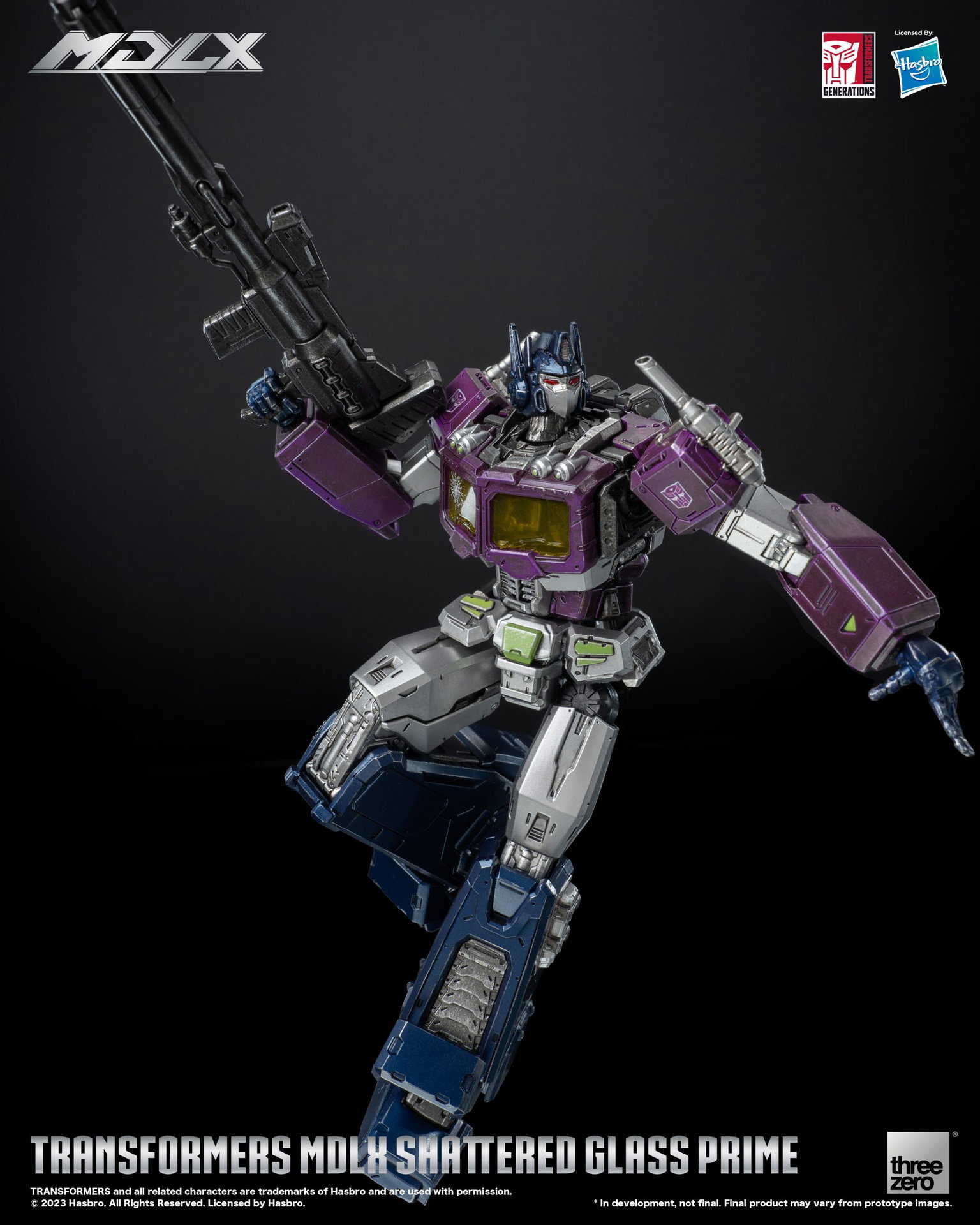 Transformers MDLX Shattered Glass Optimus Prime image 3