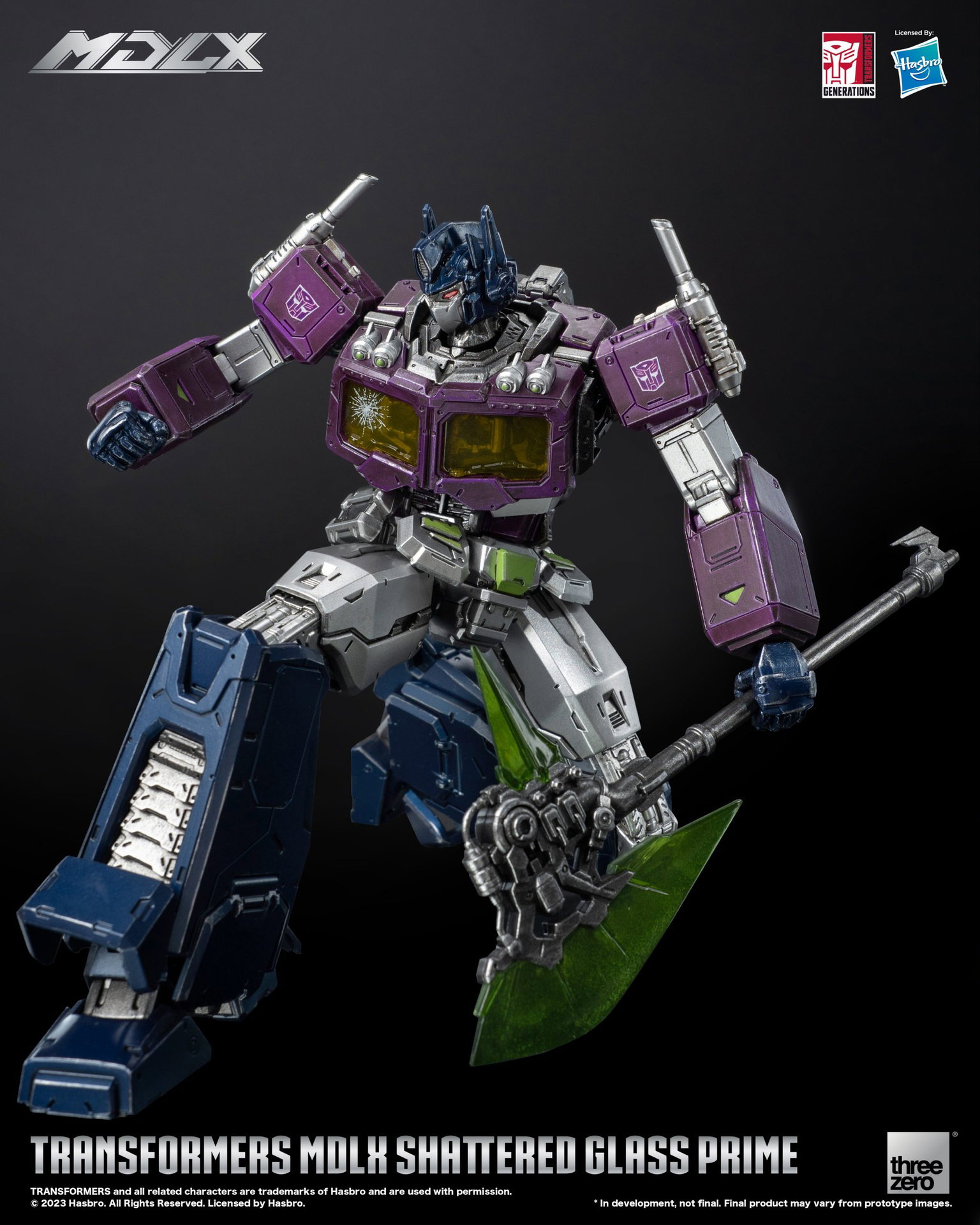 Transformers MDLX Shattered Glass Optimus Prime image 5