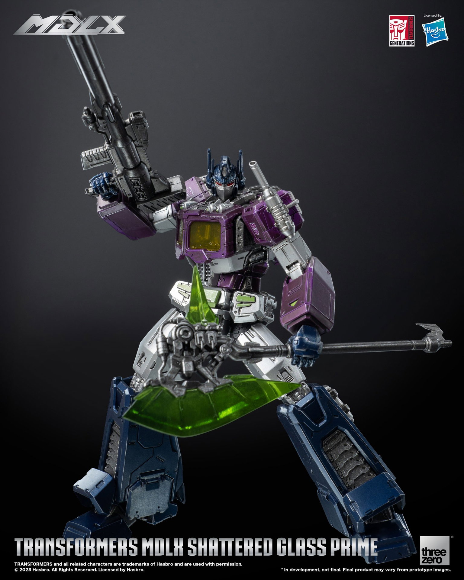 Transformers MDLX Shattered Glass Optimus Prime image 7