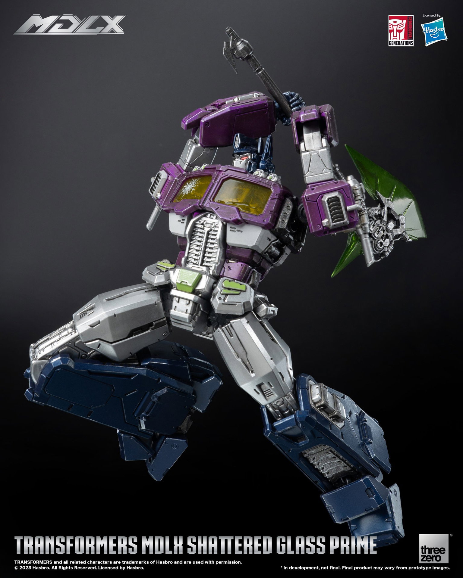 Transformers MDLX Shattered Glass Optimus Prime image 9