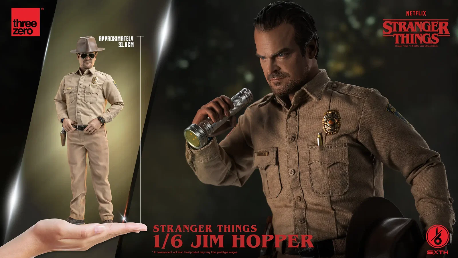 Stranger Things 1/6 Jim Hopper (Season 1) image 2
