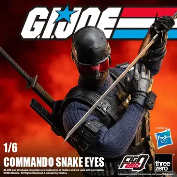 G.I. Joe FigZero 1/6 Commando Snake Eyes