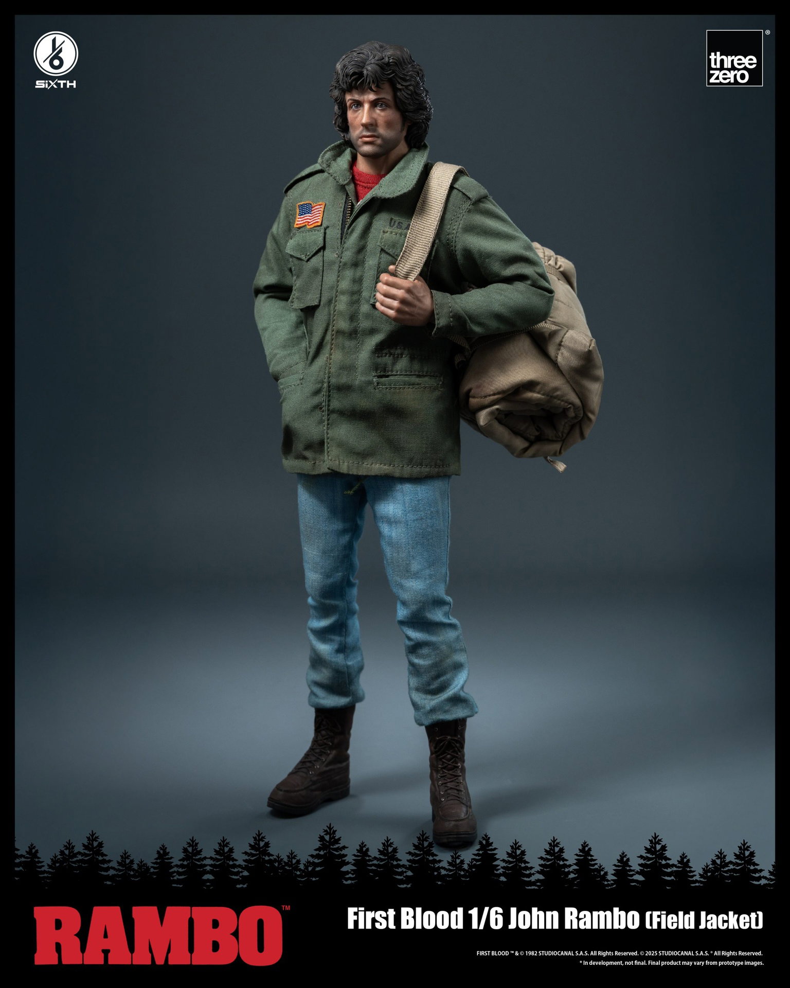 Rambo: First Blood 1/6 John Rambo (Field Jacket) image 10