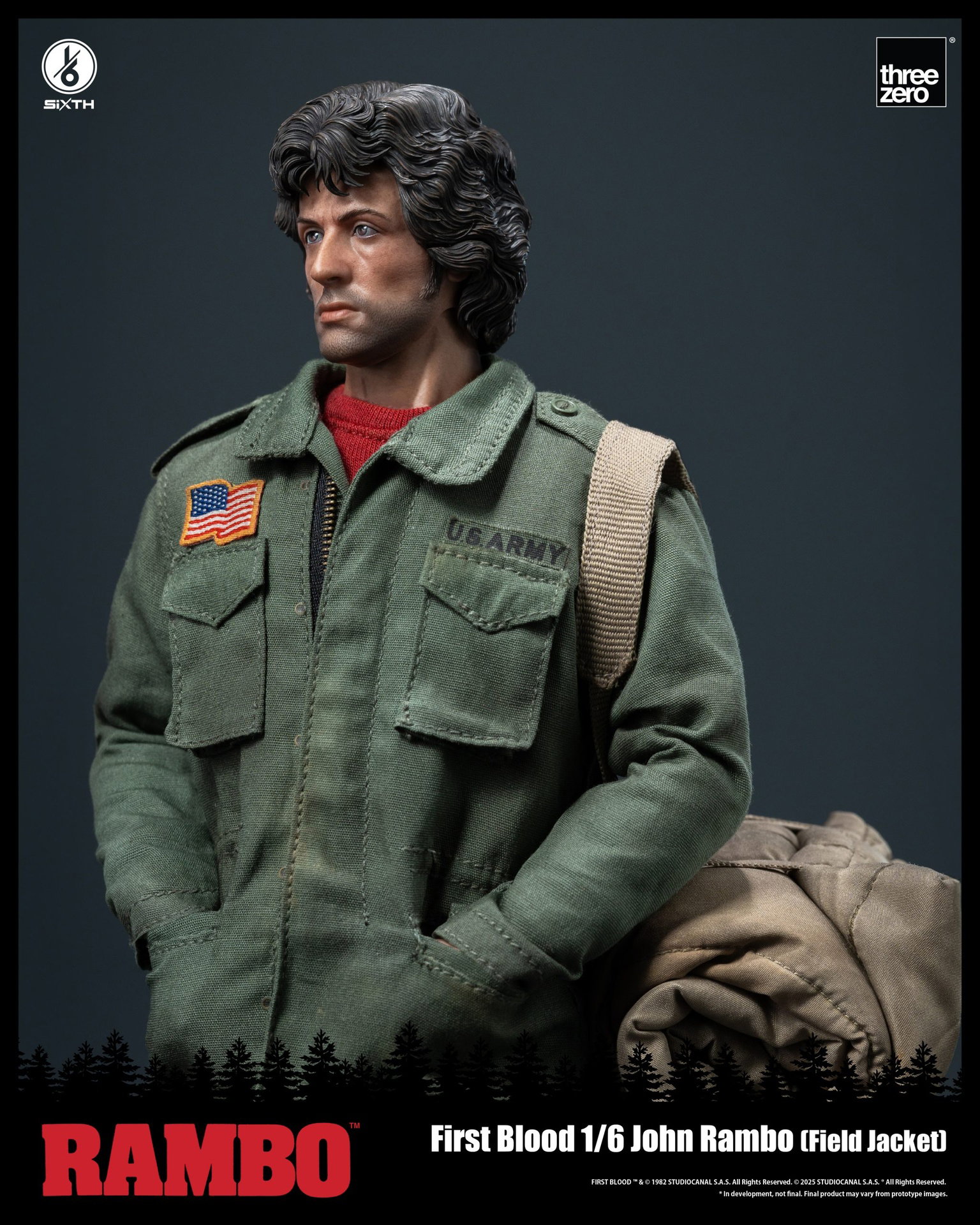 Rambo: First Blood 1/6 John Rambo (Field Jacket) image 6
