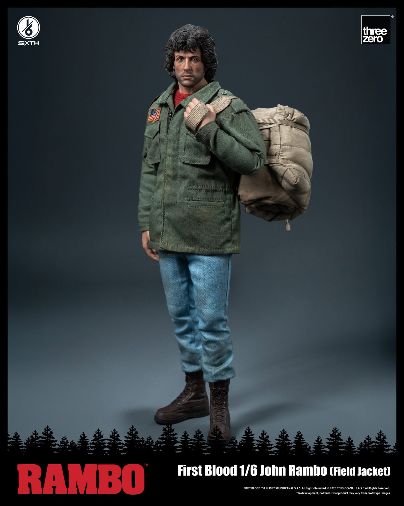 Rambo: First Blood 1/6 John Rambo (Field Jacket) image 7