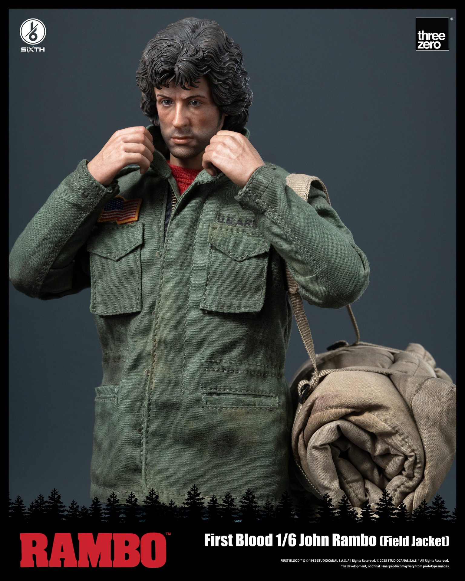 Rambo: First Blood 1/6 John Rambo (Field Jacket) image 9