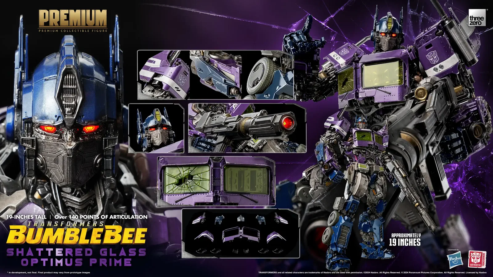 Transformers: Bumblebee PREMIUM Shattered Glass Optimus Prime image 2