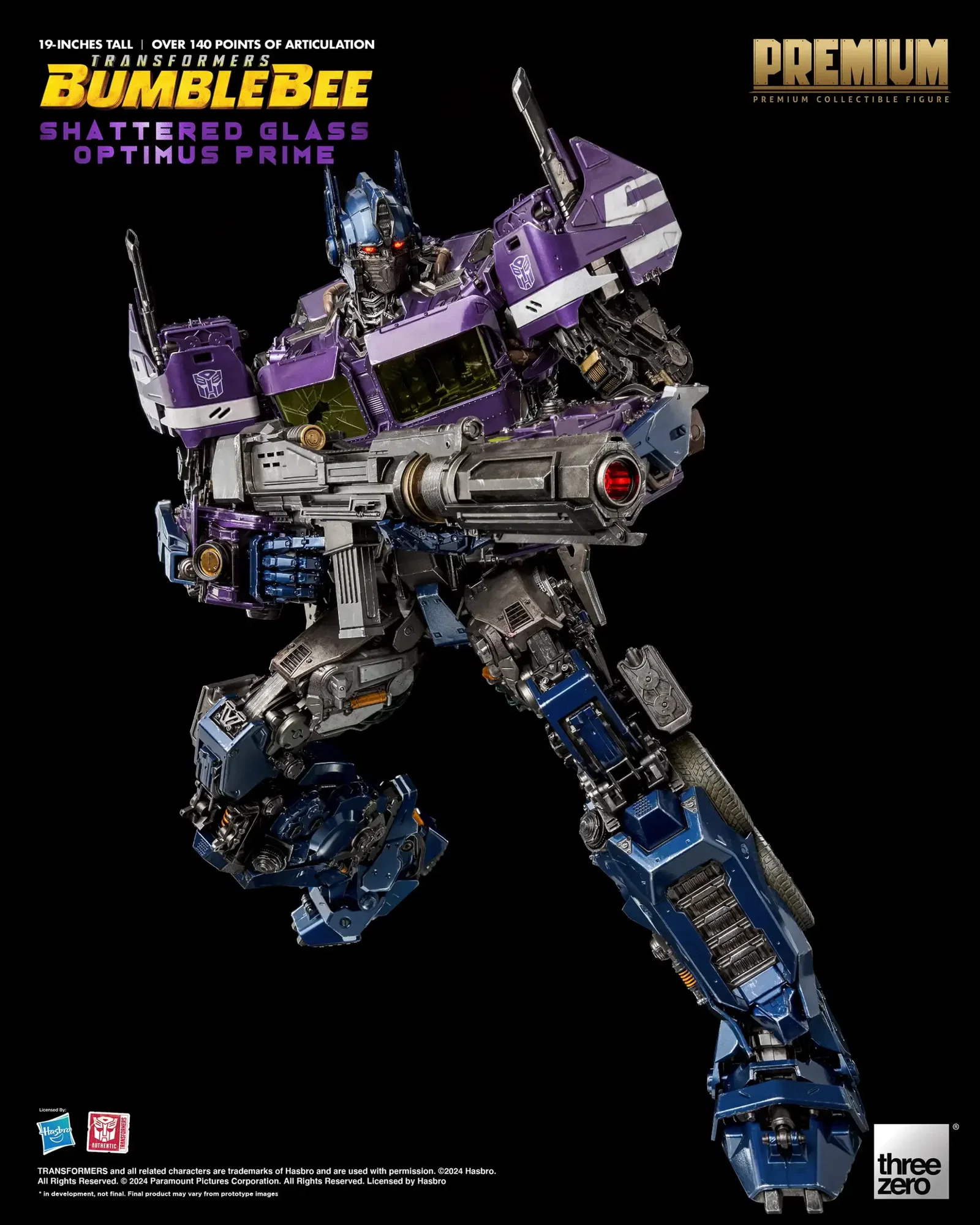 Transformers: Bumblebee PREMIUM Shattered Glass Optimus Prime image 3