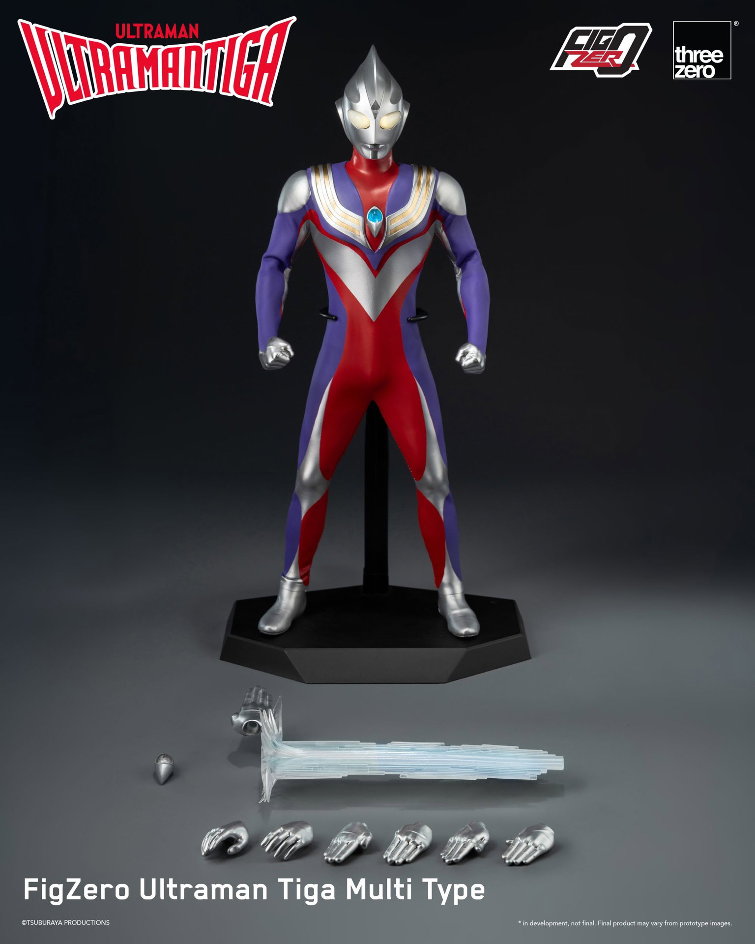 Ultraman Tiga FigZero Ultraman Tiga Multi Type image 3