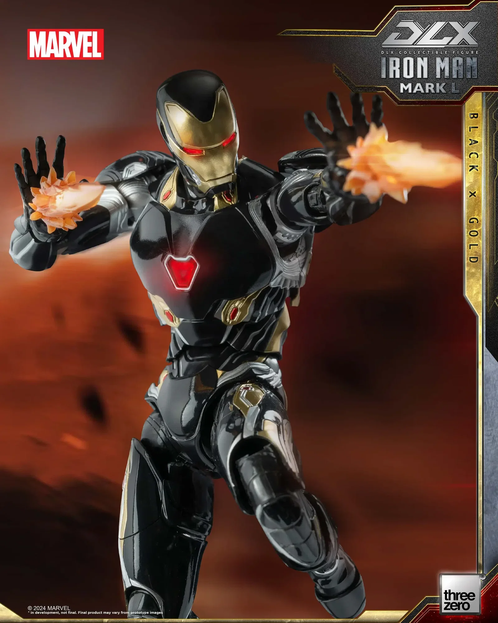 Marvel DLX Iron Man Mark 50 (Black X Gold) image 10