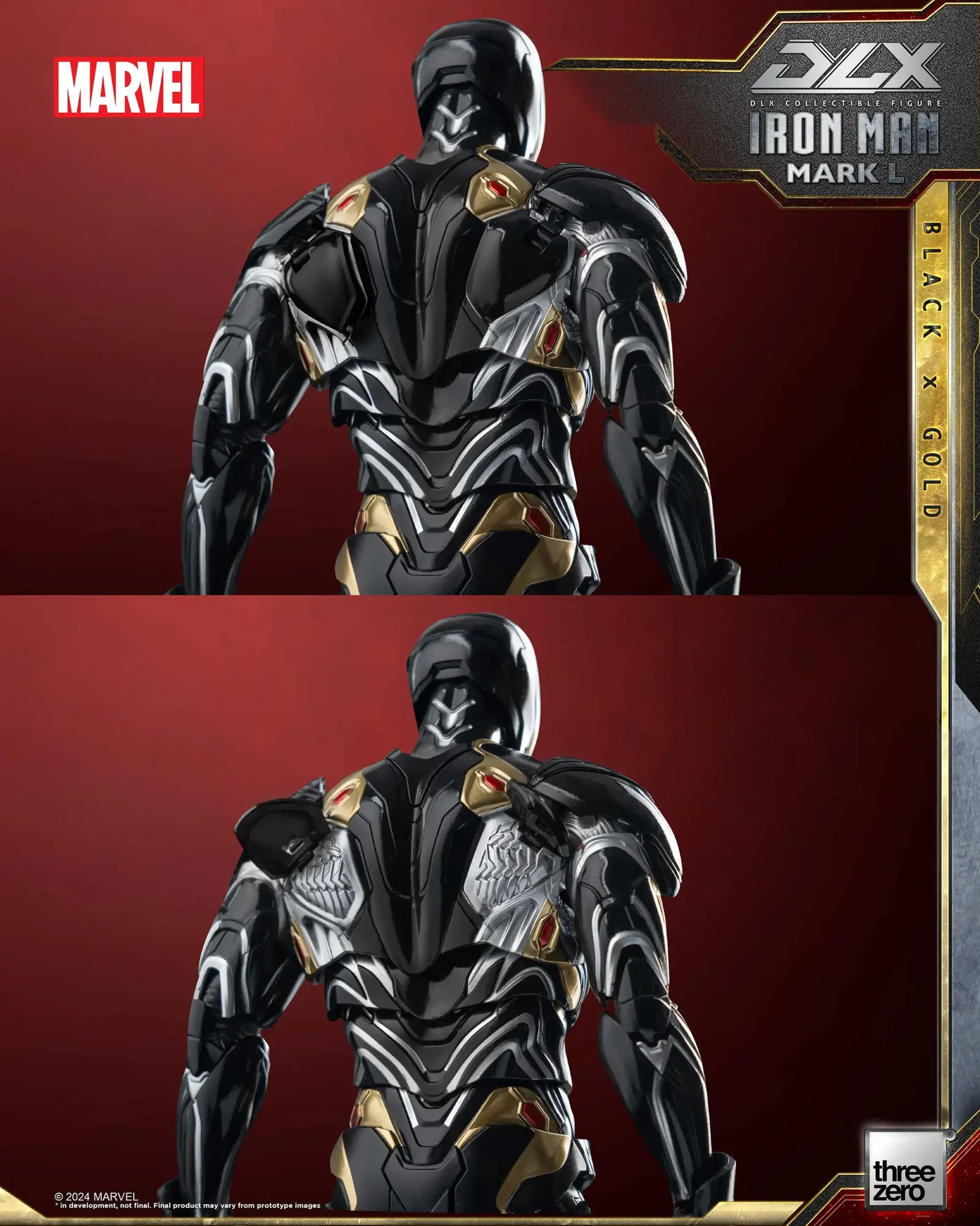 Marvel DLX Iron Man Mark 50 (Black X Gold) image 4