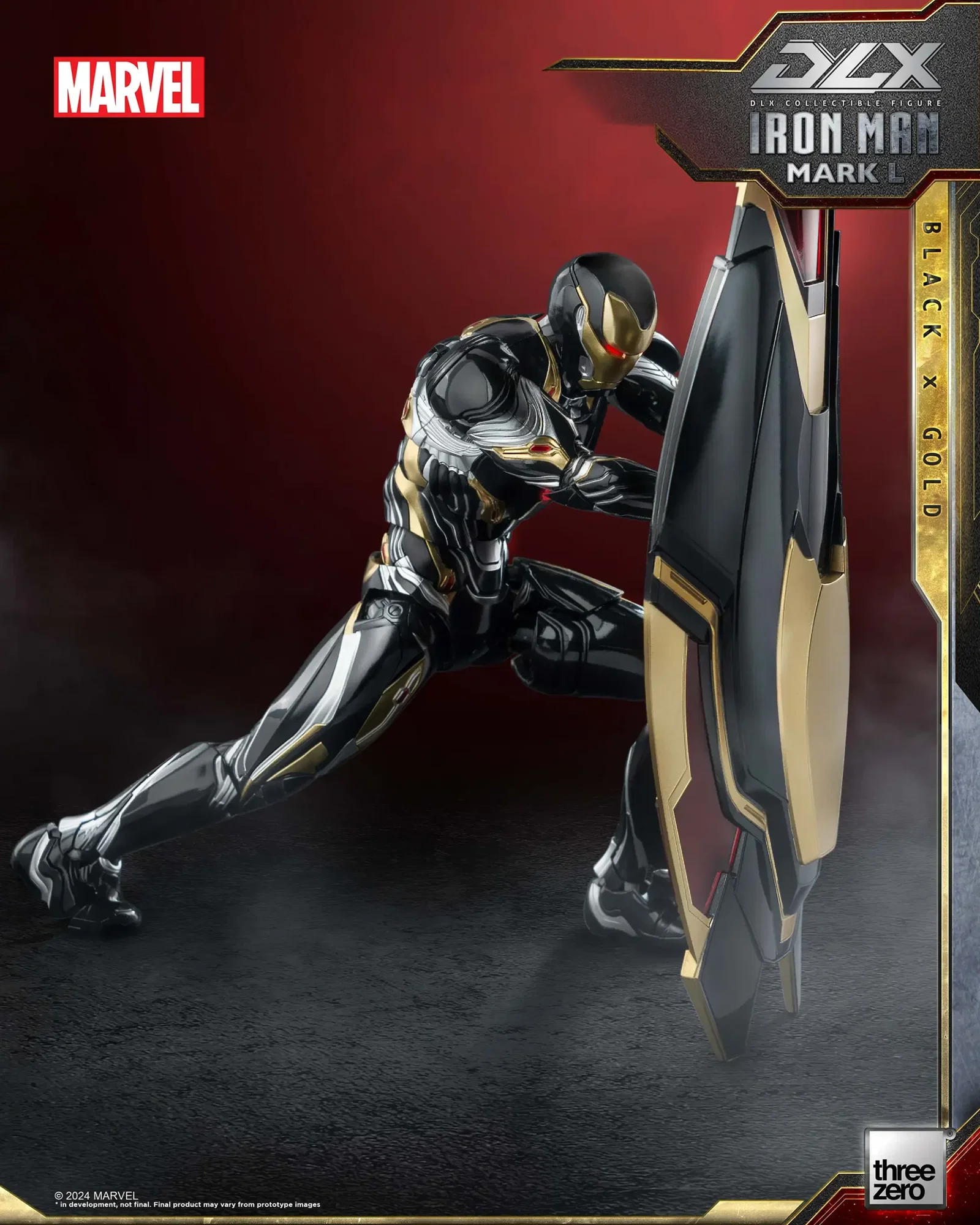 Marvel DLX Iron Man Mark 50 (Black X Gold) image 5