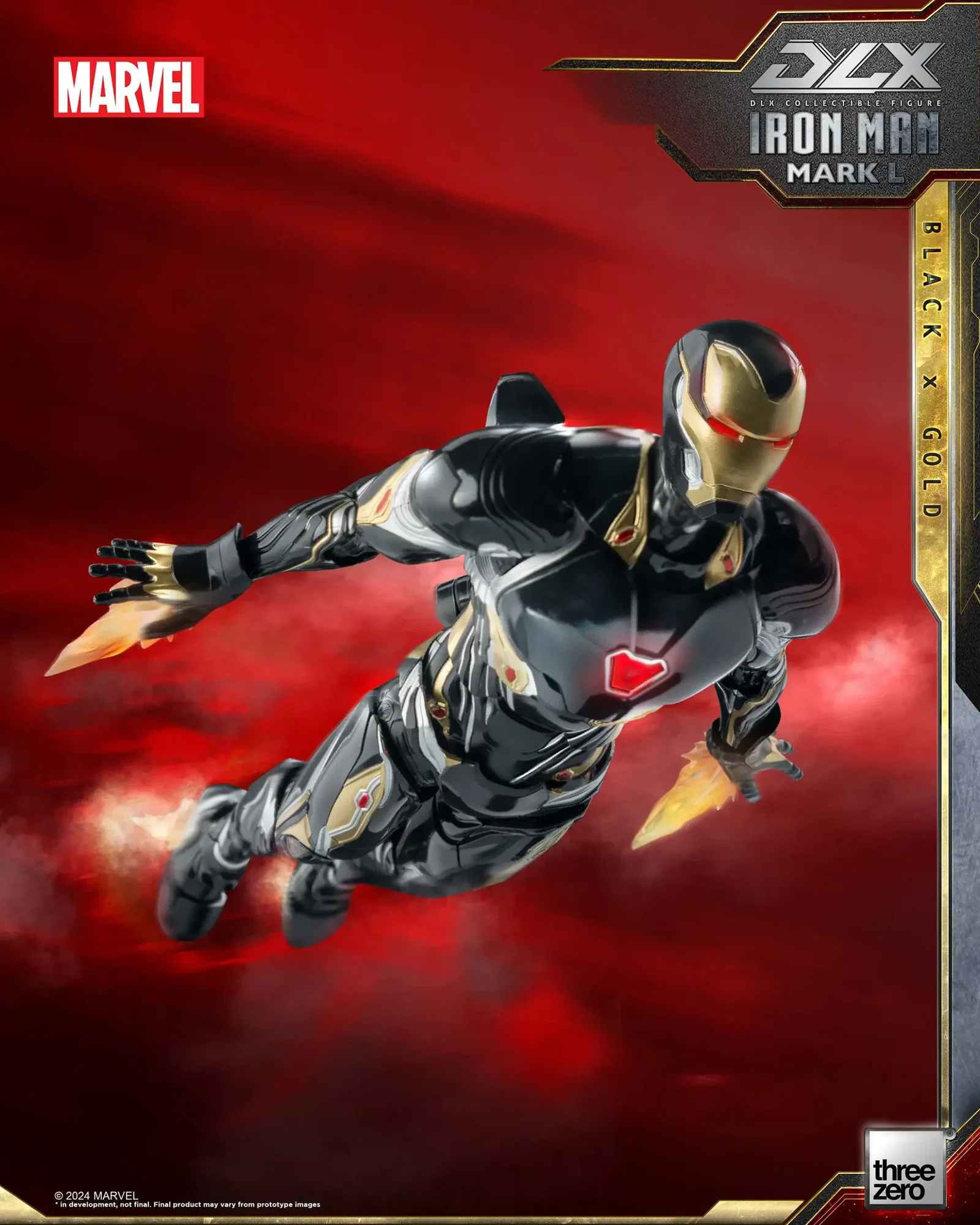 Marvel DLX Iron Man Mark 50 (Black X Gold) image 6