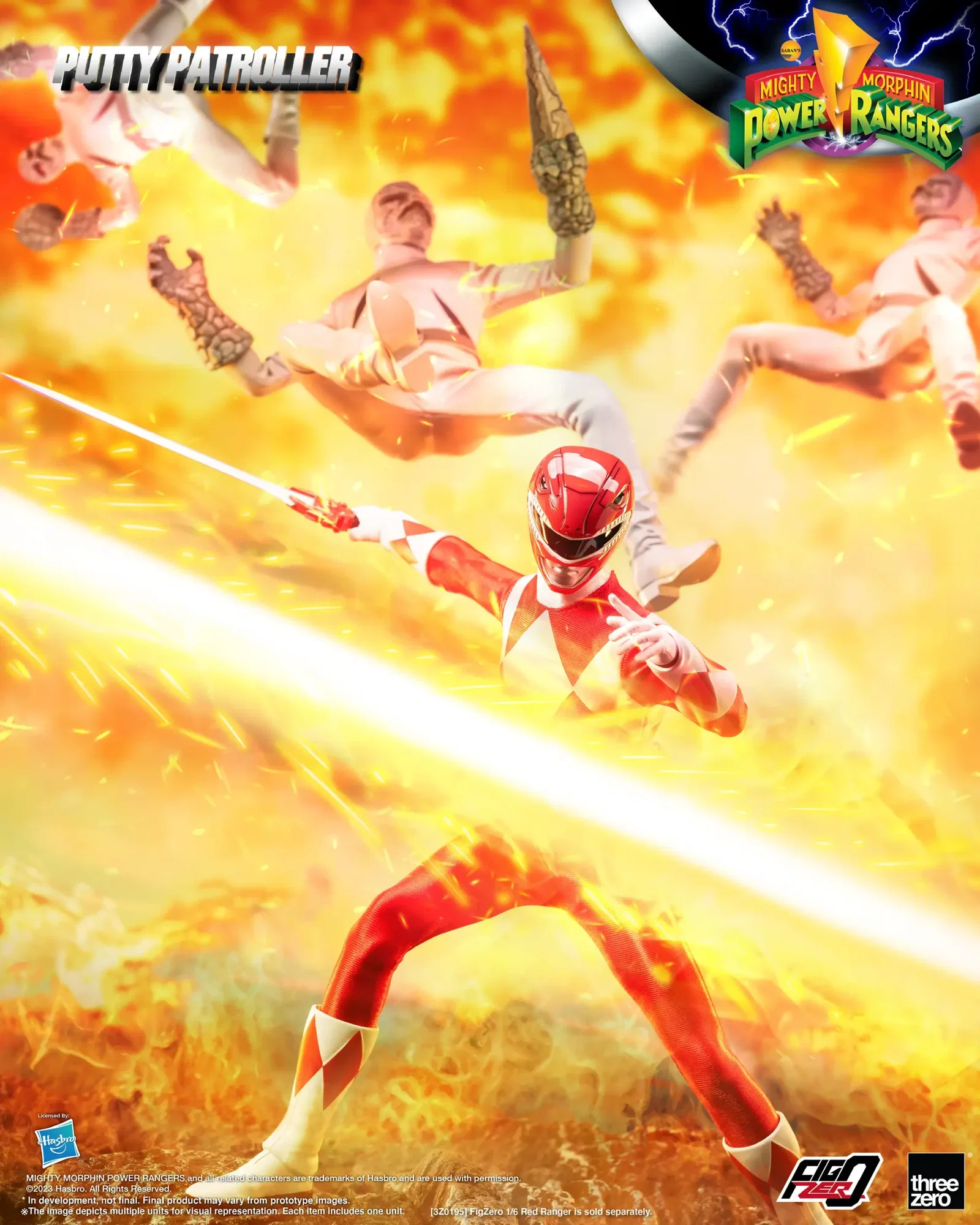 Mighty Morphin Power Rangers FigZero 1/6 Putty Patroller image 4