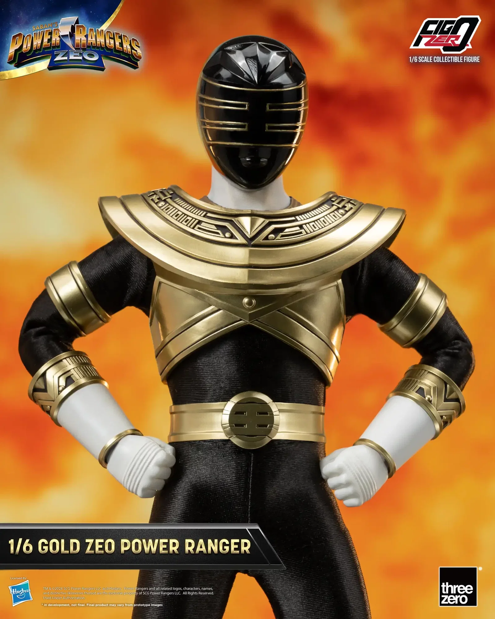 Power Rangers Zeo FigZero 1/6 Gold Zeo Power Ranger image 10