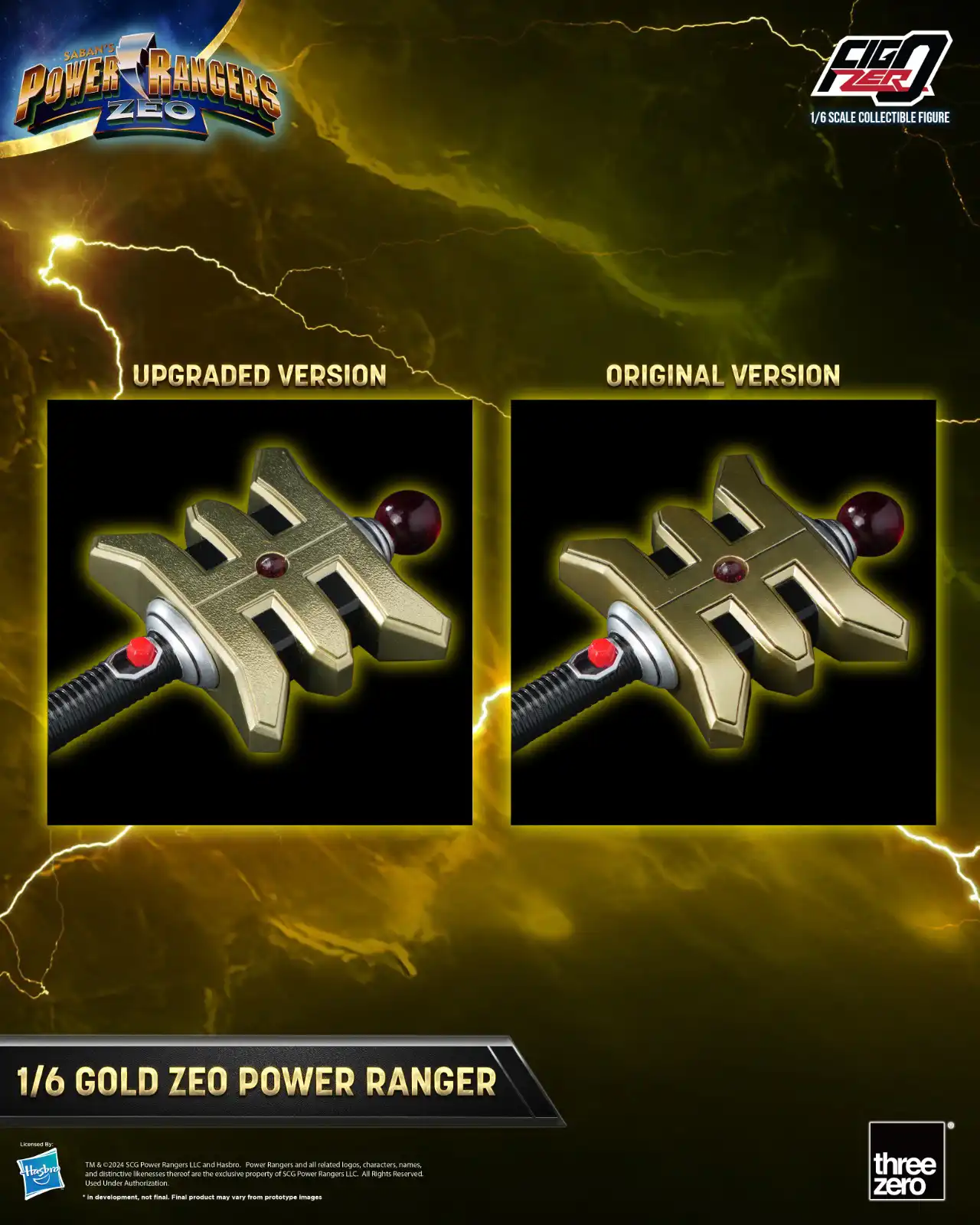 Power Rangers Zeo FigZero 1/6 Gold Zeo Power Ranger image 2