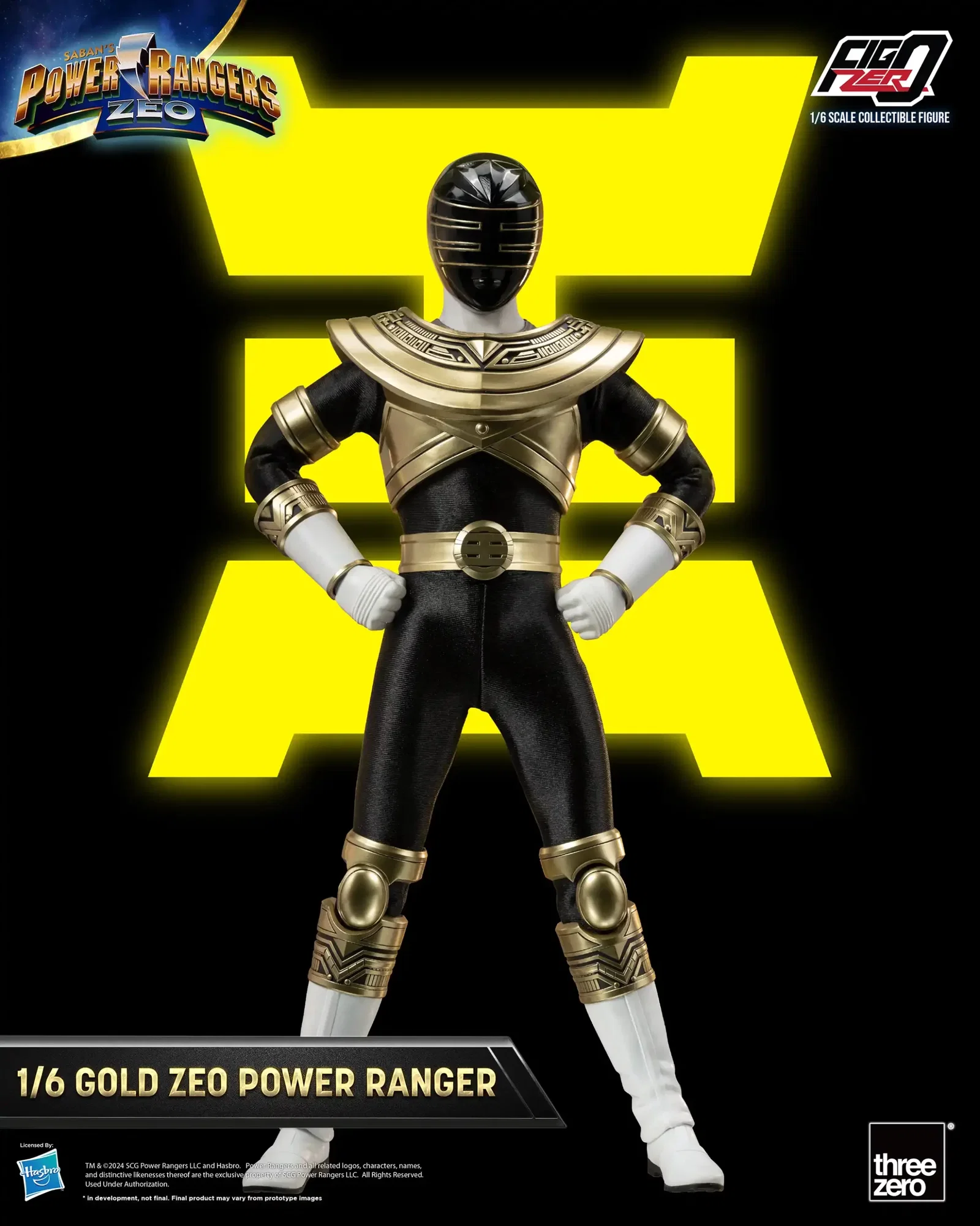 Power Rangers Zeo FigZero 1/6 Gold Zeo Power Ranger image 6