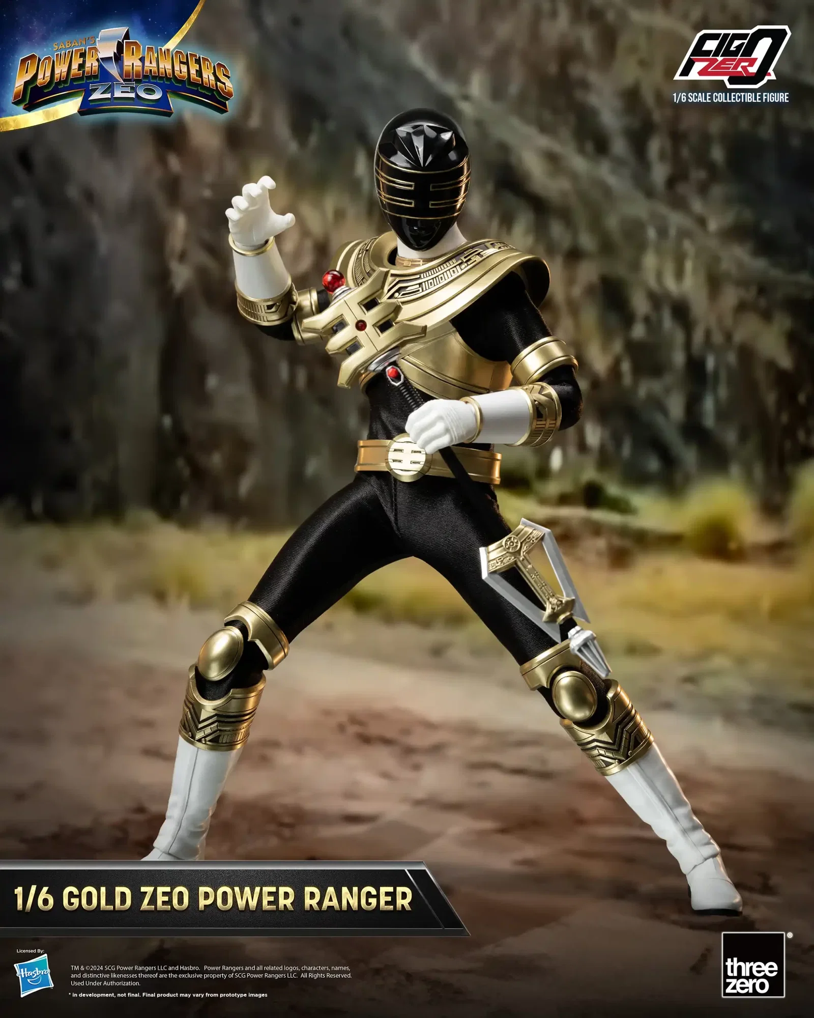 Power Rangers Zeo FigZero 1/6 Gold Zeo Power Ranger image 8