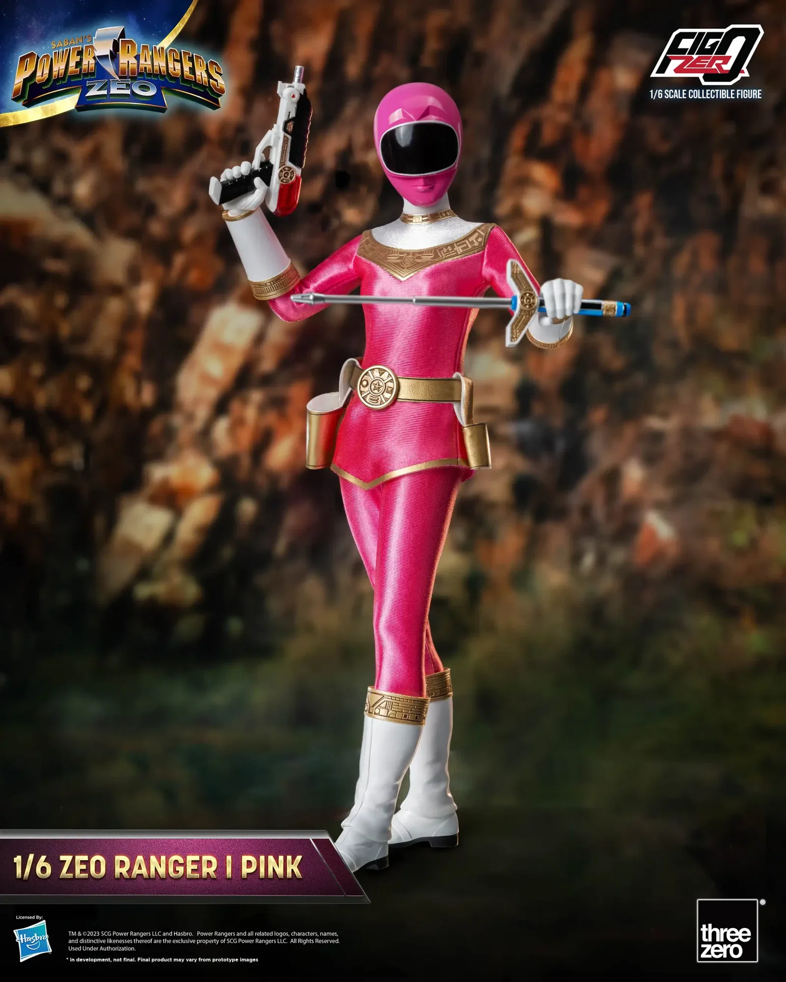 Power Rangers Zeo FigZero 1/6 Zeo Power Ranger I Pink image 10
