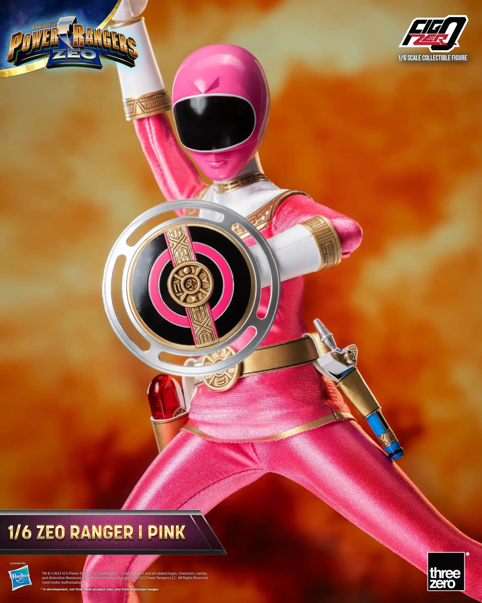 Power Rangers Zeo FigZero 1/6 Zeo Power Ranger I Pink image 3