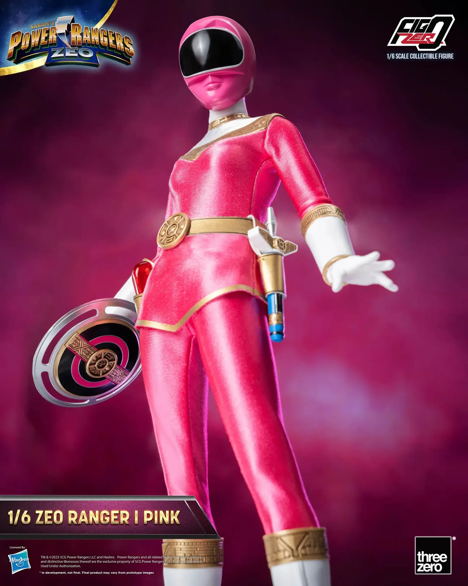 Power Rangers Zeo FigZero 1/6 Zeo Power Ranger I Pink image 5