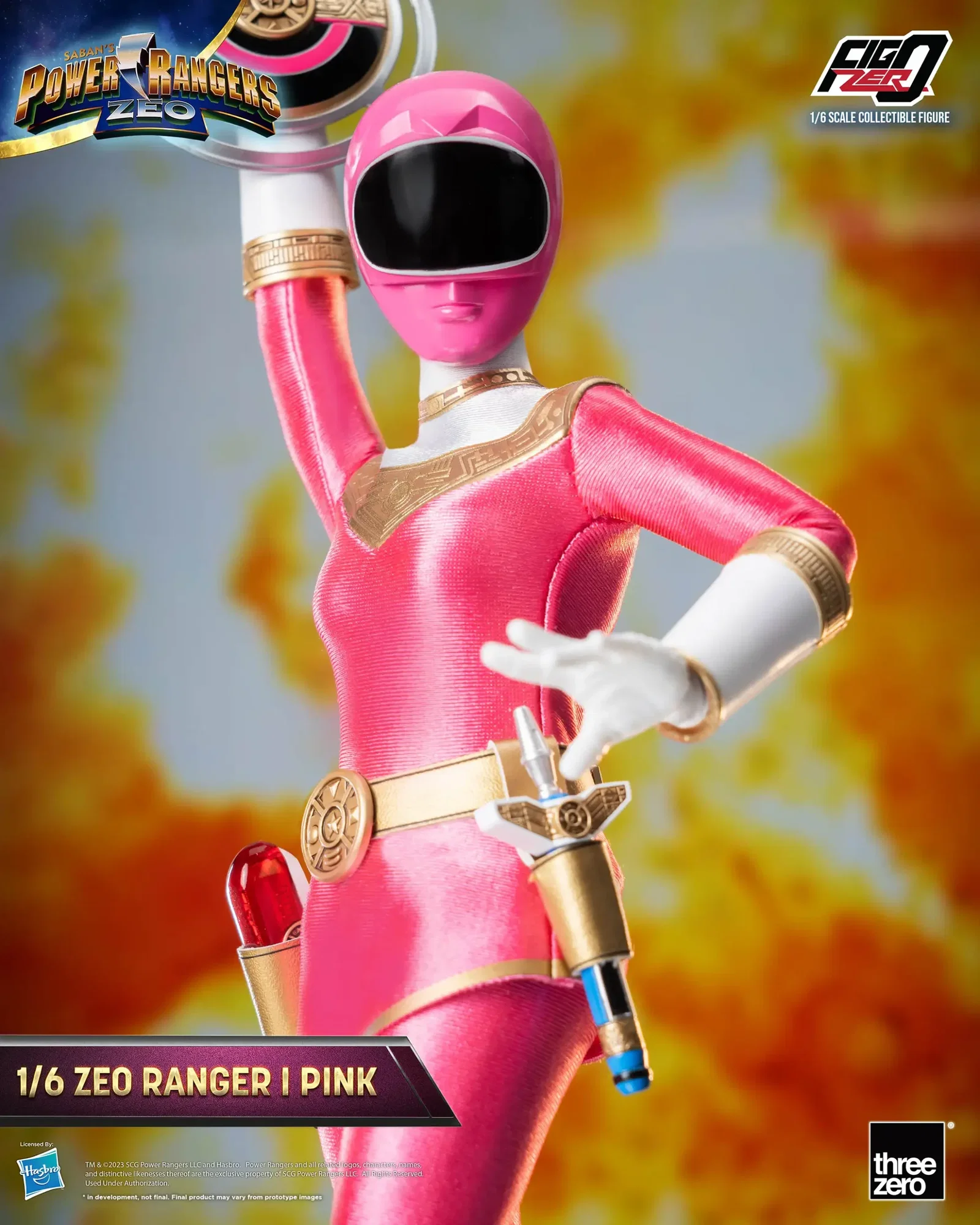 Power Rangers Zeo FigZero 1/6 Zeo Power Ranger I Pink image 8