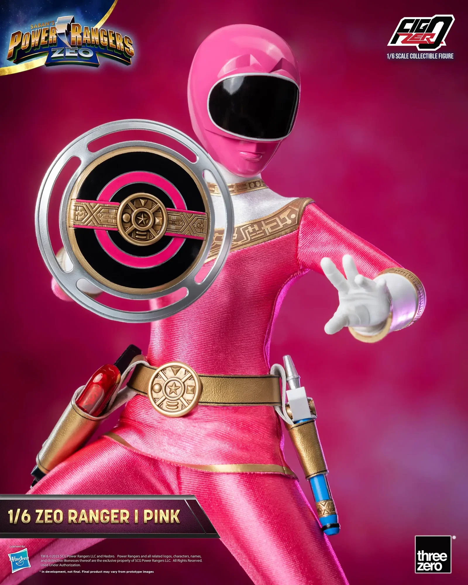Power Rangers Zeo FigZero 1/6 Zeo Power Ranger I Pink image 9