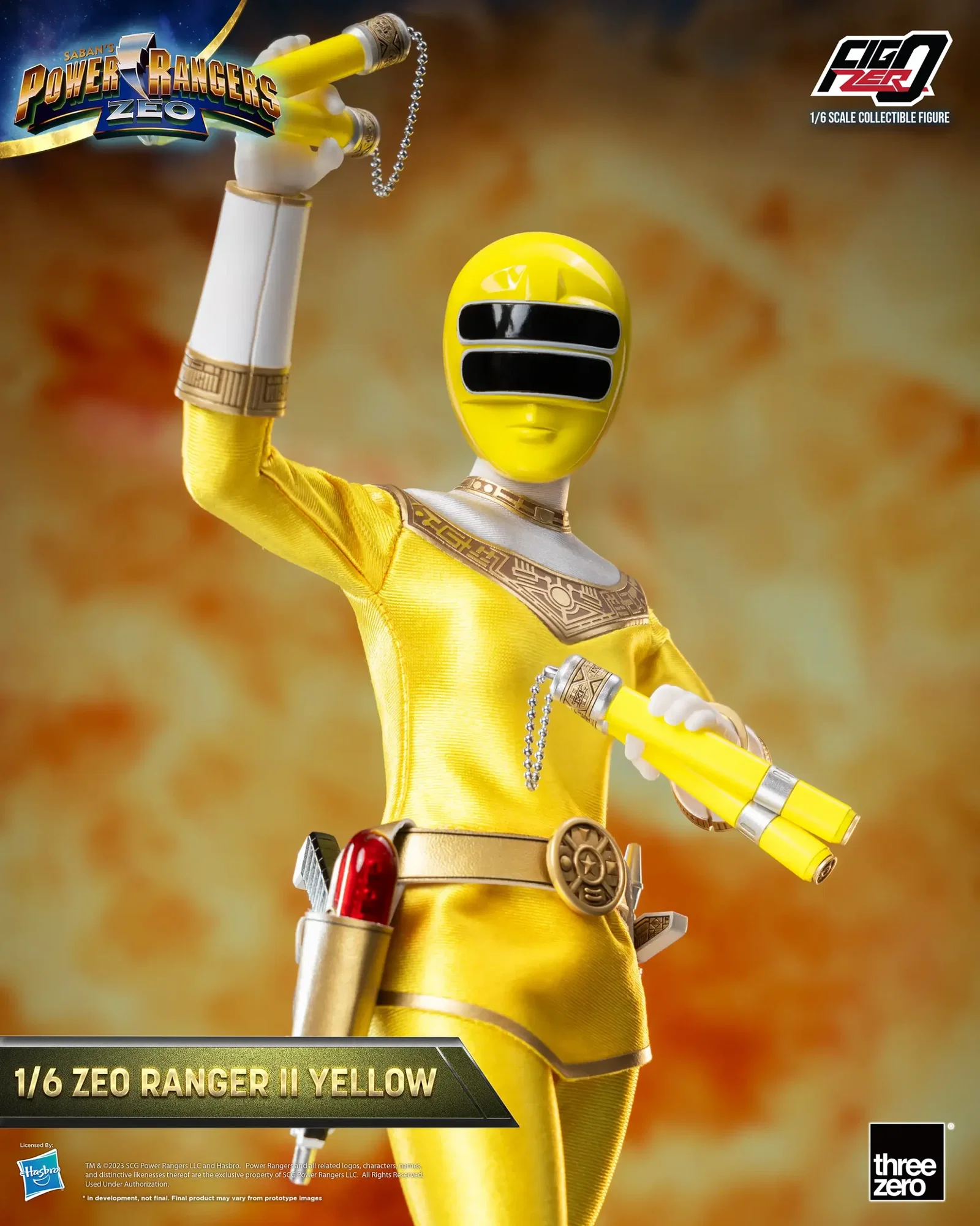 Power Rangers Zeo FigZero 1/6 Zeo Power Ranger II Yellow image 10