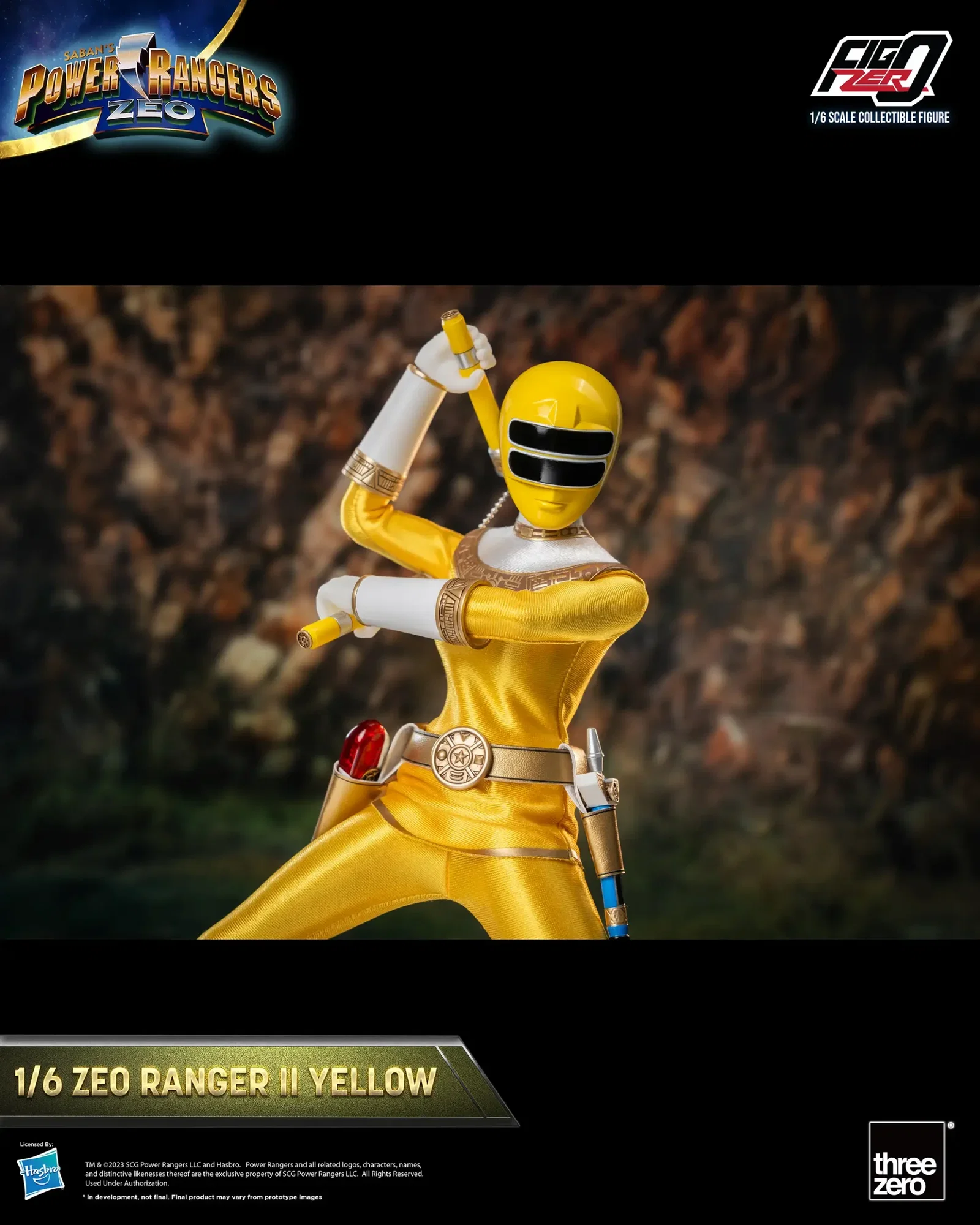 Power Rangers Zeo FigZero 1/6 Zeo Power Ranger II Yellow image 3