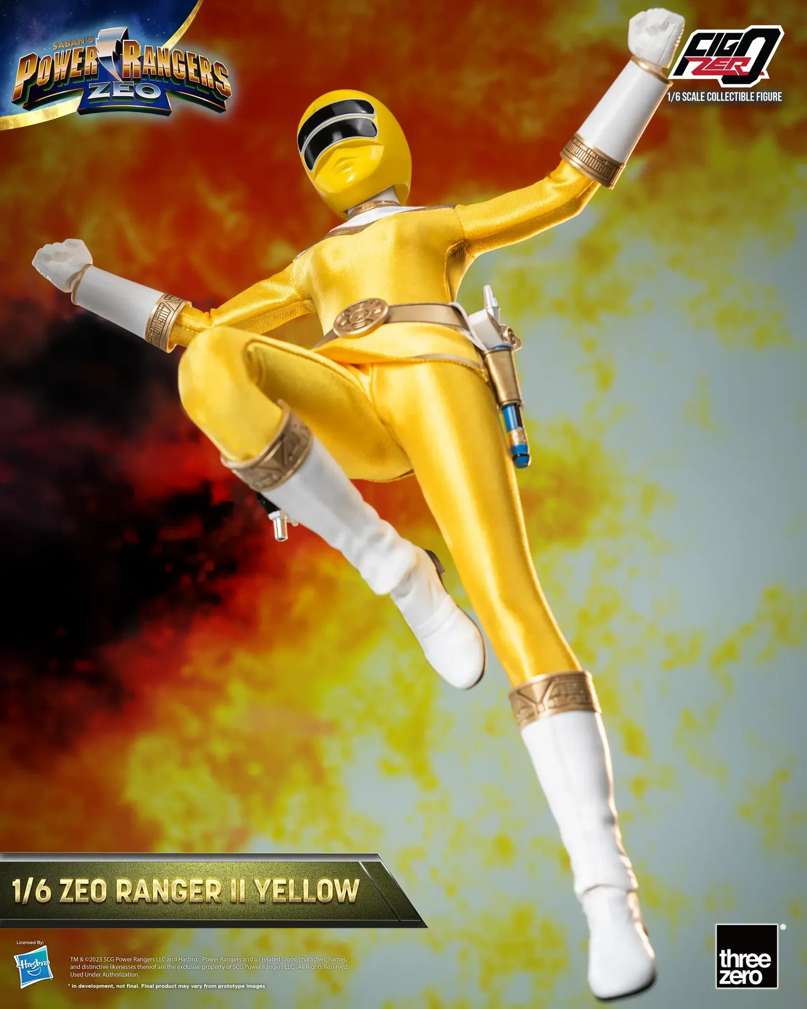Power Rangers Zeo FigZero 1/6 Zeo Power Ranger II Yellow image 4