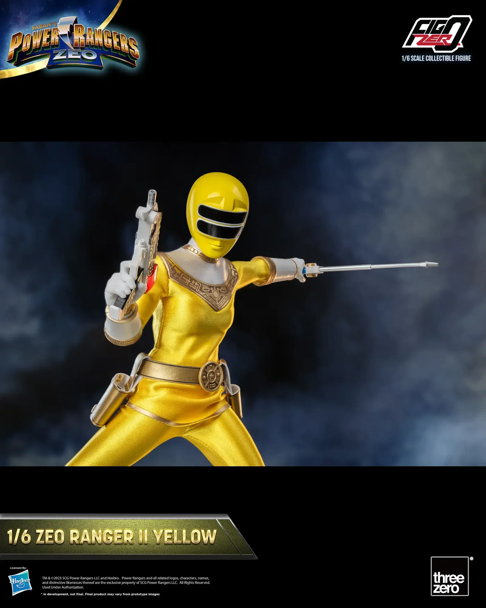 Power Rangers Zeo FigZero 1/6 Zeo Power Ranger II Yellow image 5