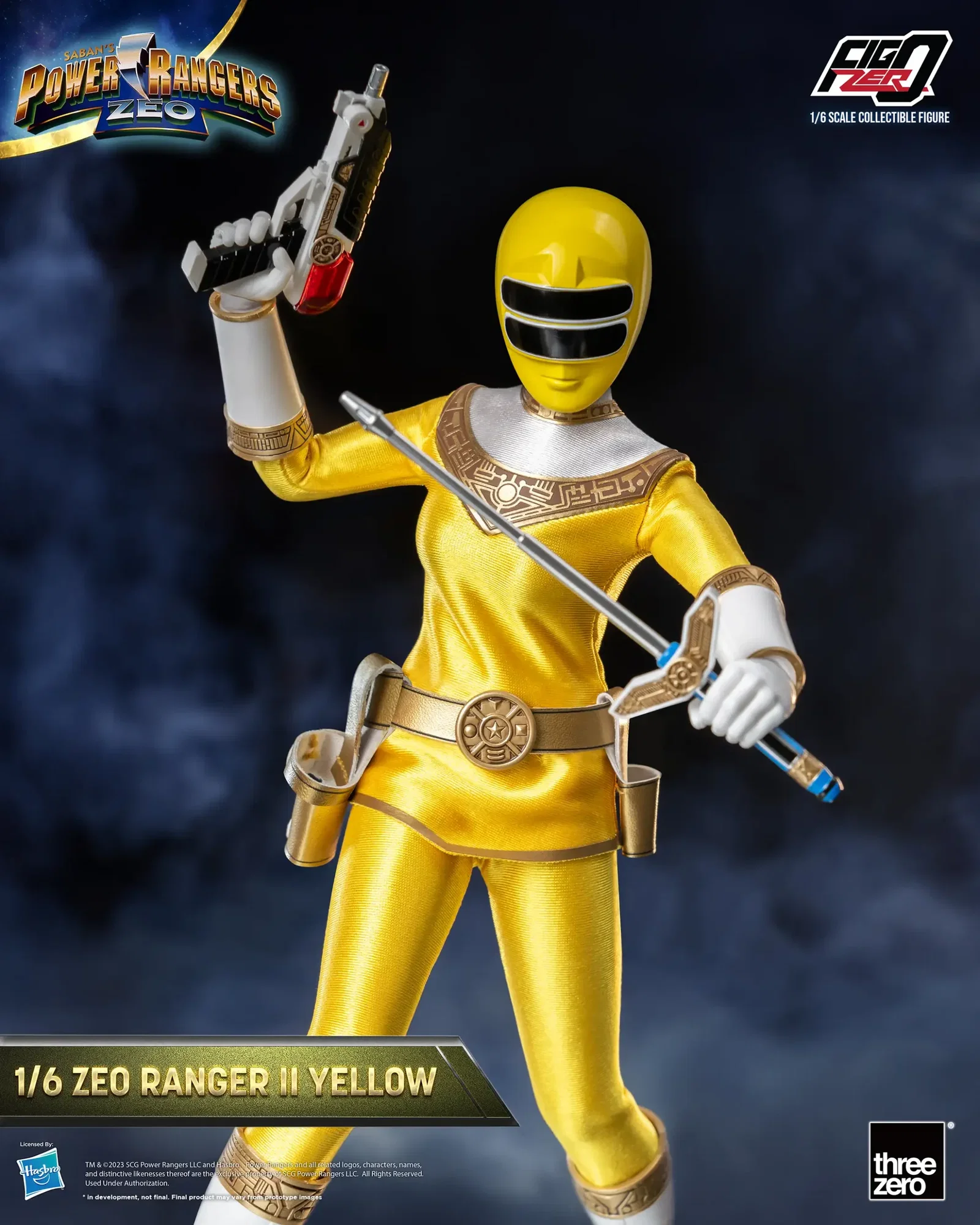 Power Rangers Zeo FigZero 1/6 Zeo Power Ranger II Yellow image 6