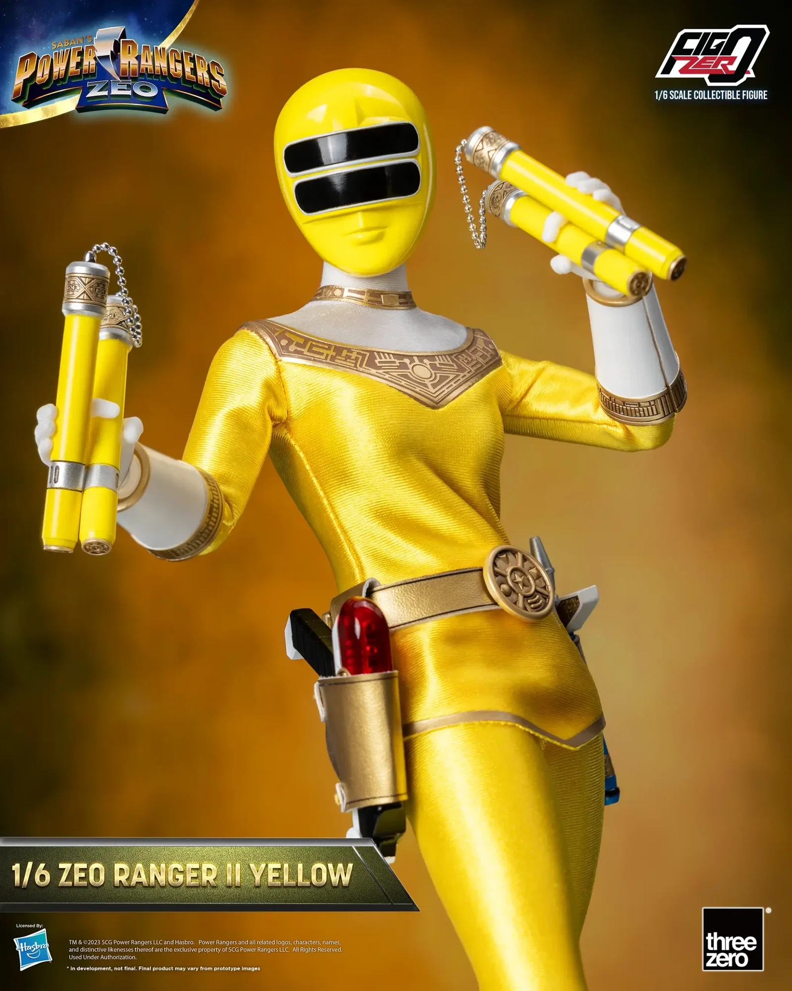 Power Rangers Zeo FigZero 1/6 Zeo Power Ranger II Yellow image 7