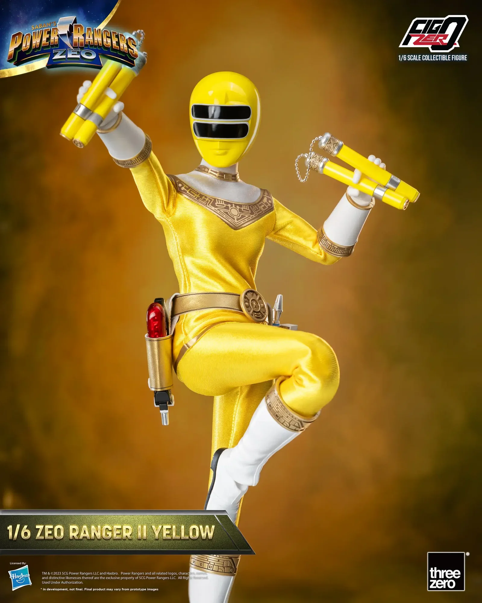 Power Rangers Zeo FigZero 1/6 Zeo Power Ranger II Yellow image 8