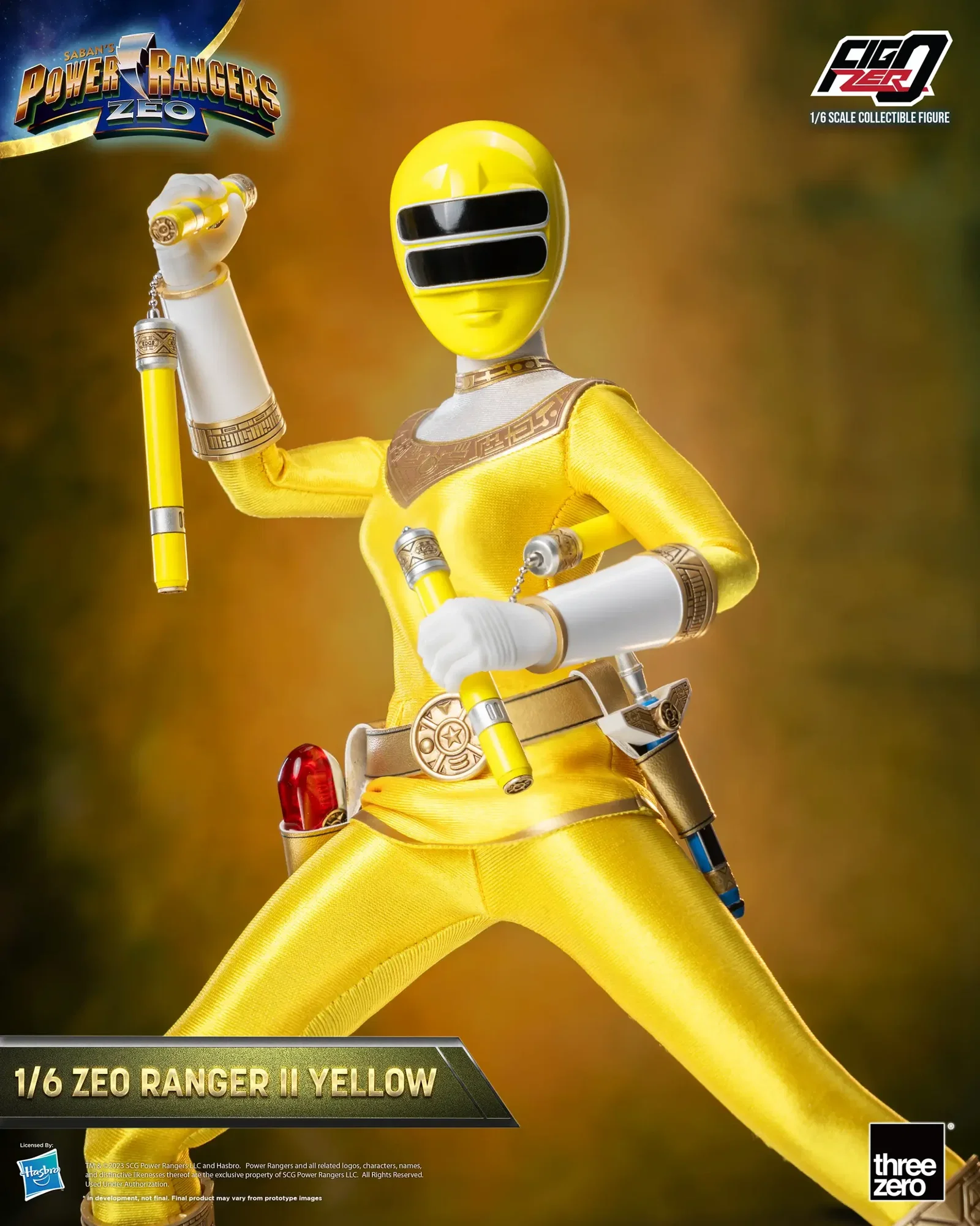 Power Rangers Zeo FigZero 1/6 Zeo Power Ranger II Yellow image 9