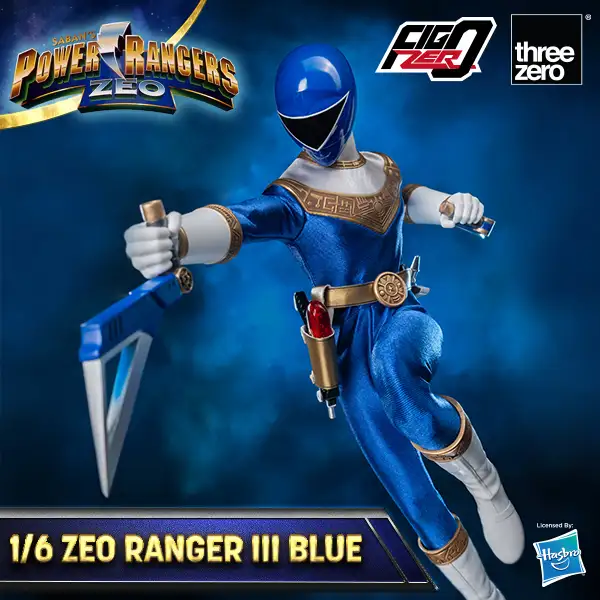 Power Rangers Zeo FigZero 1/6 Zeo Power Ranger III Blue image 1