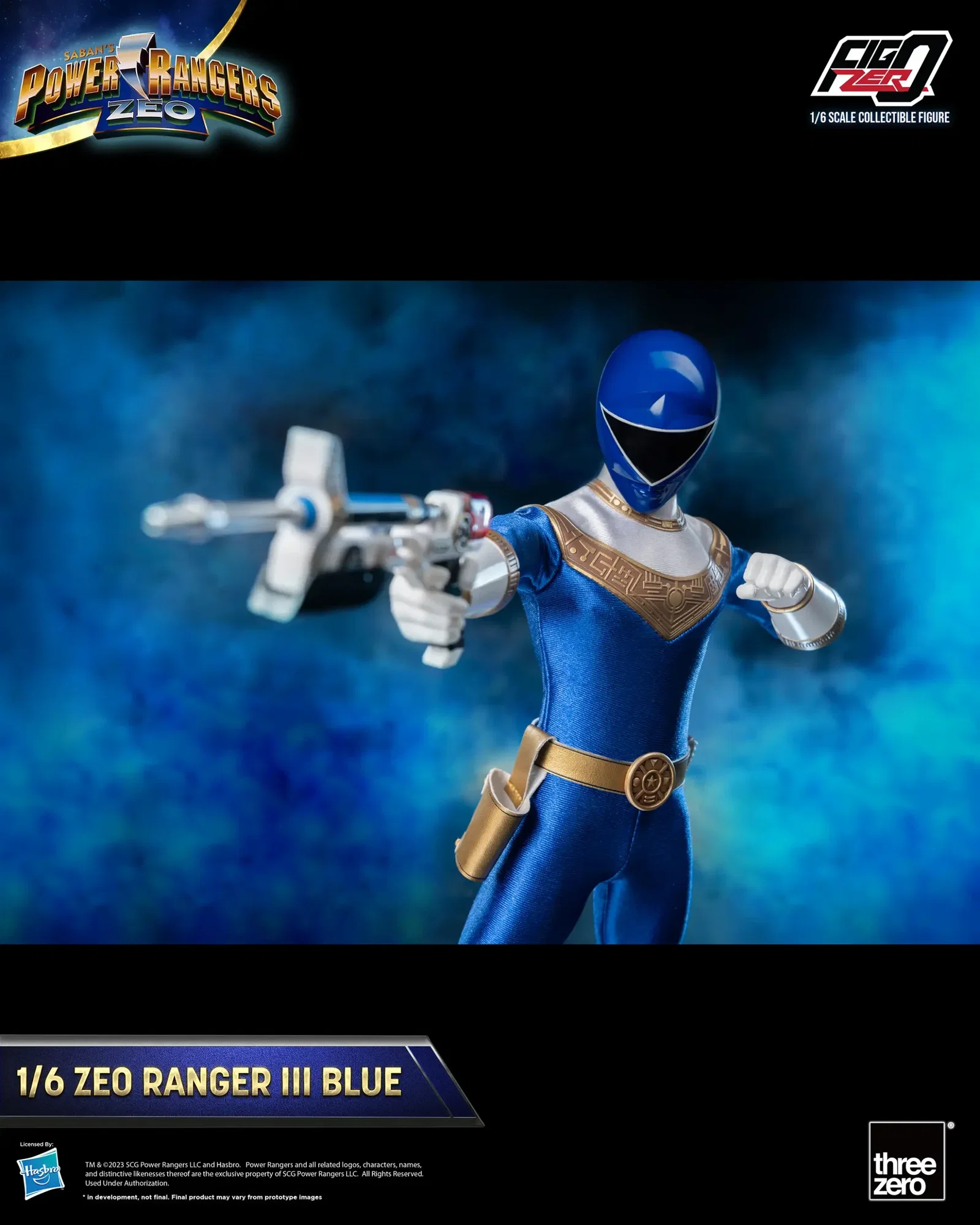 Power Rangers Zeo FigZero 1/6 Zeo Power Ranger III Blue image 4
