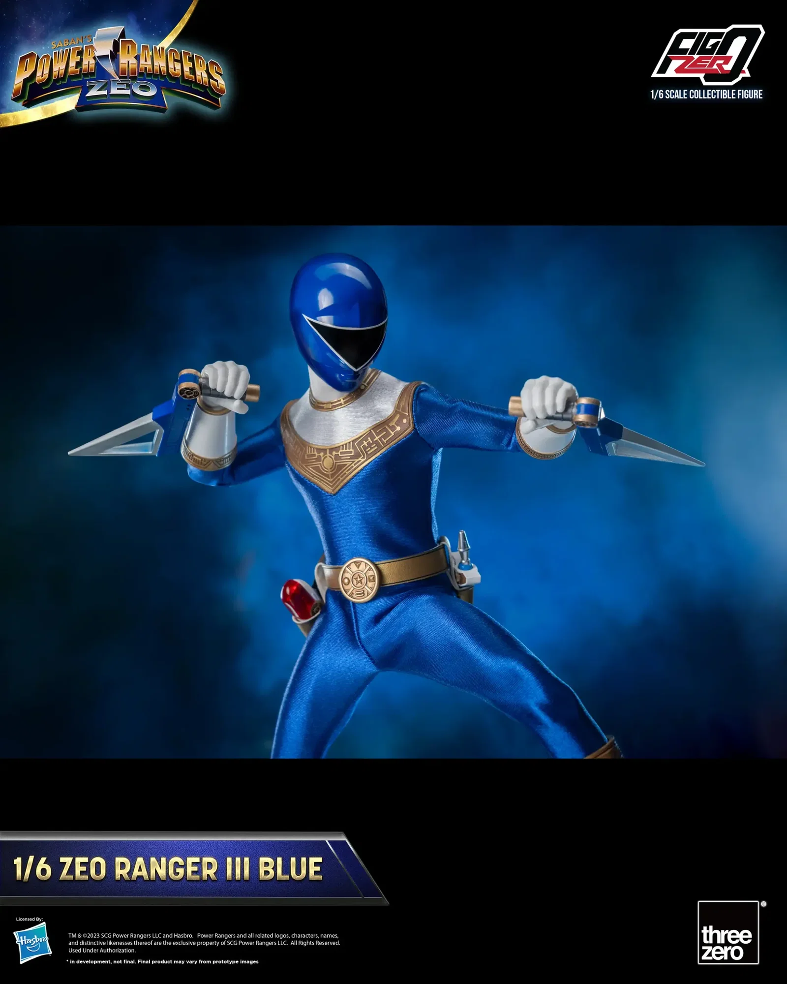 Power Rangers Zeo FigZero 1/6 Zeo Power Ranger III Blue image 7