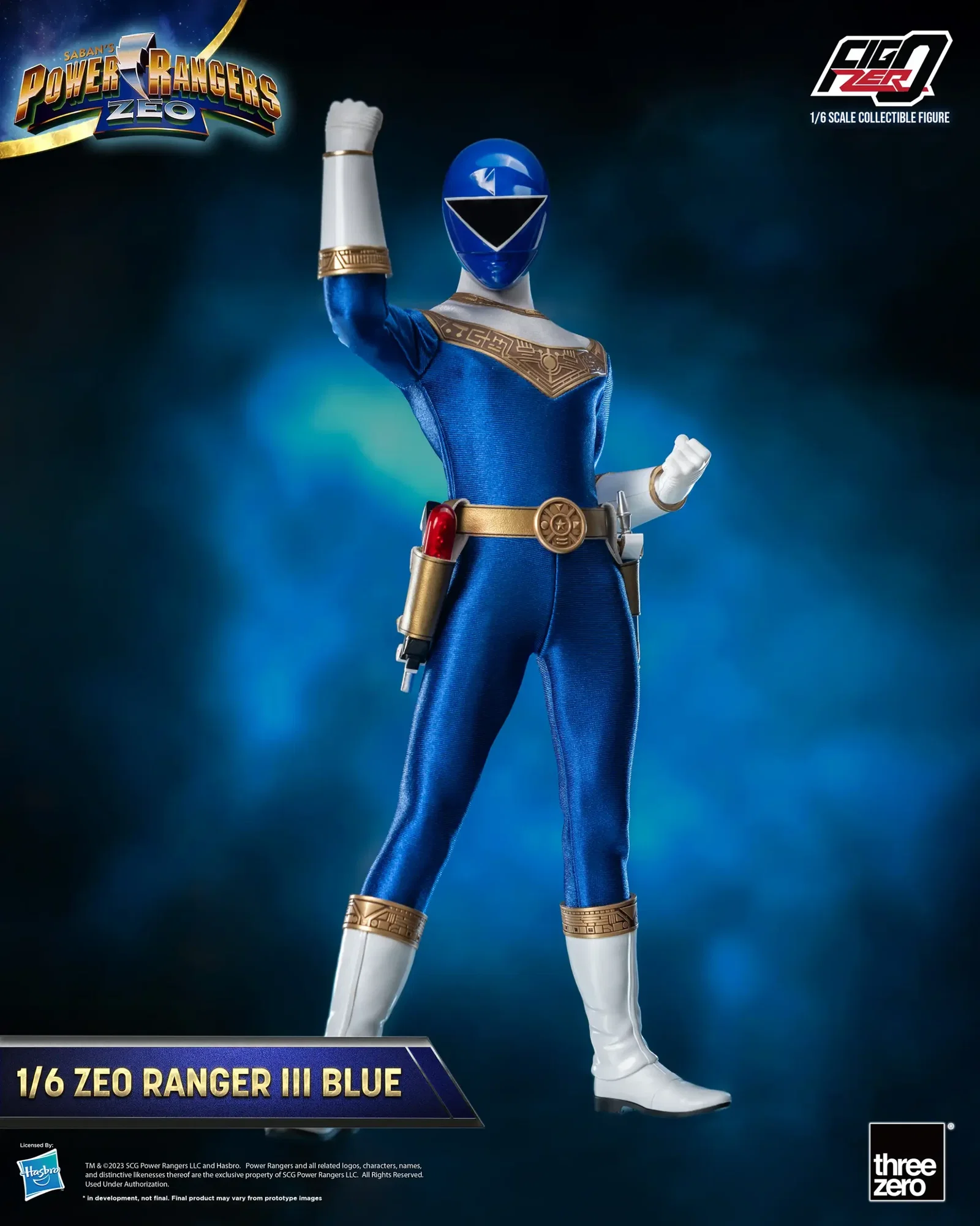 Power Rangers Zeo FigZero 1/6 Zeo Power Ranger III Blue image 8