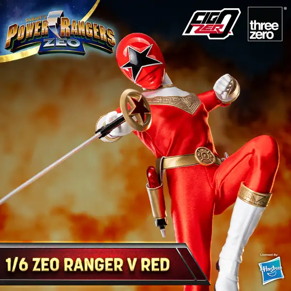 Power Rangers Zeo FigZero 1/6 Zeo Power Ranger V Red image 1