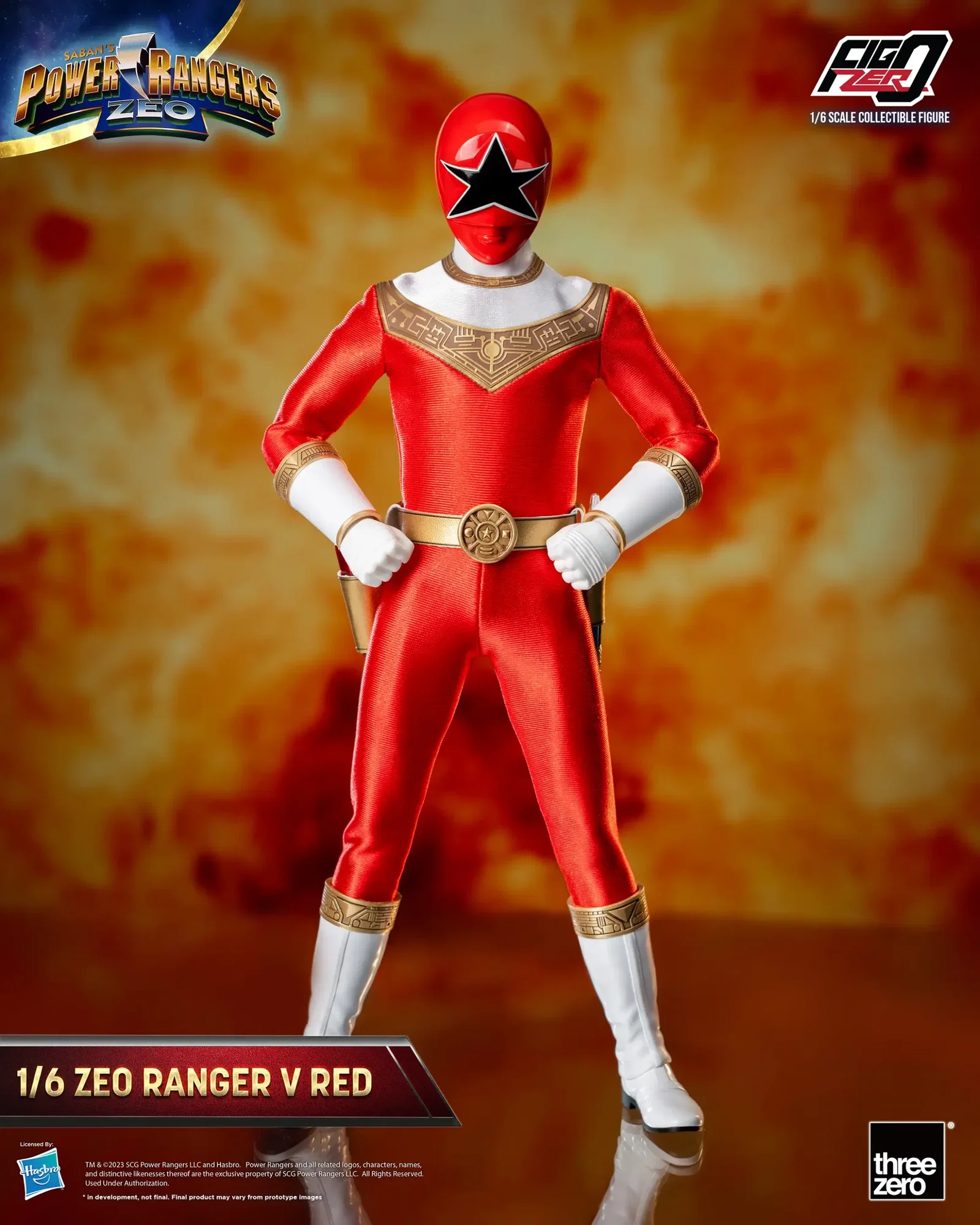 Power Rangers Zeo FigZero 1/6 Zeo Power Ranger V Red image 10