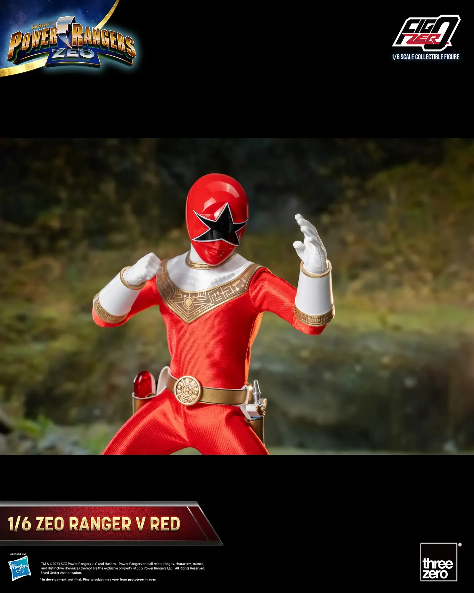 Power Rangers Zeo FigZero 1/6 Zeo Power Ranger V Red image 3