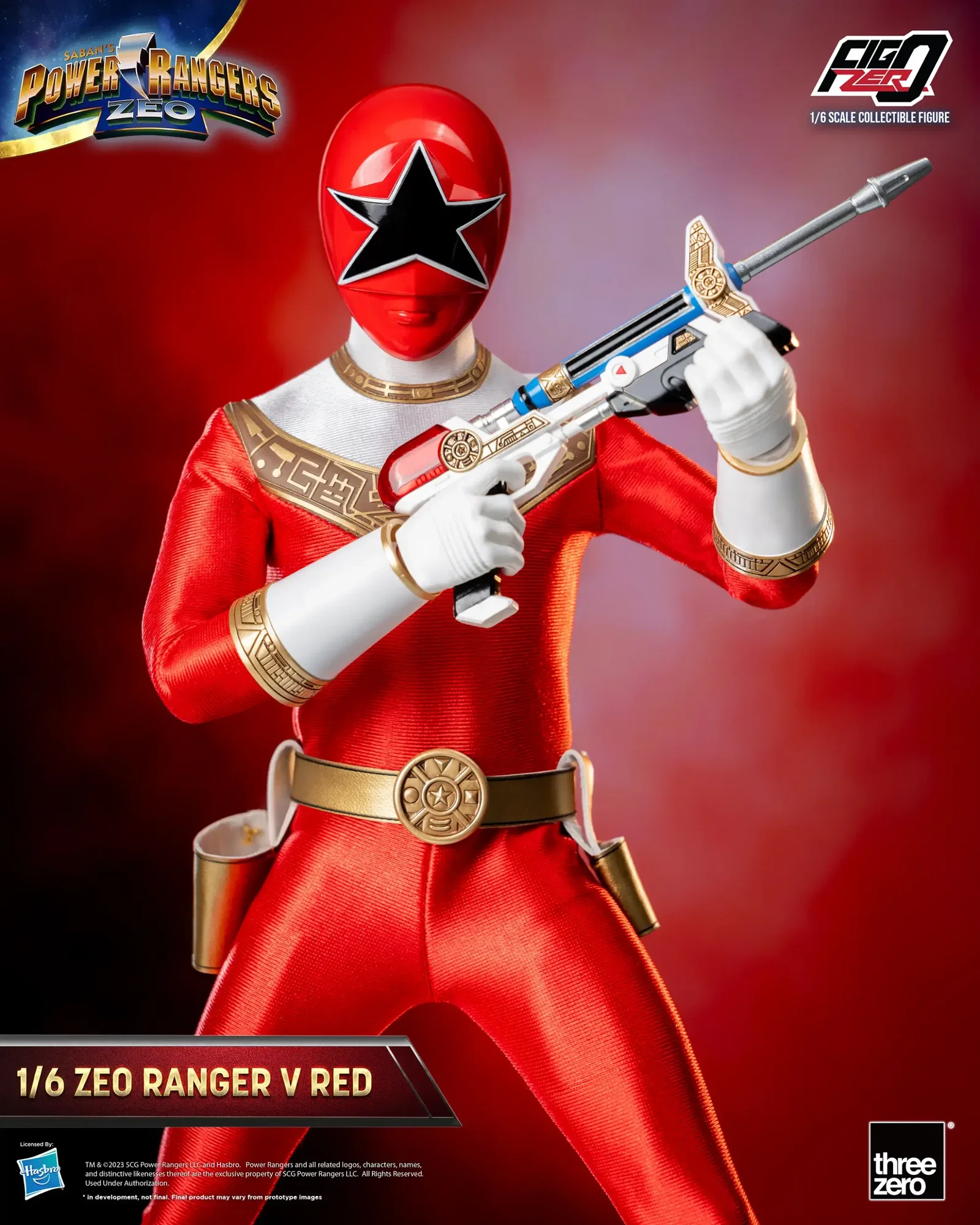 Power Rangers Zeo FigZero 1/6 Zeo Power Ranger V Red image 5