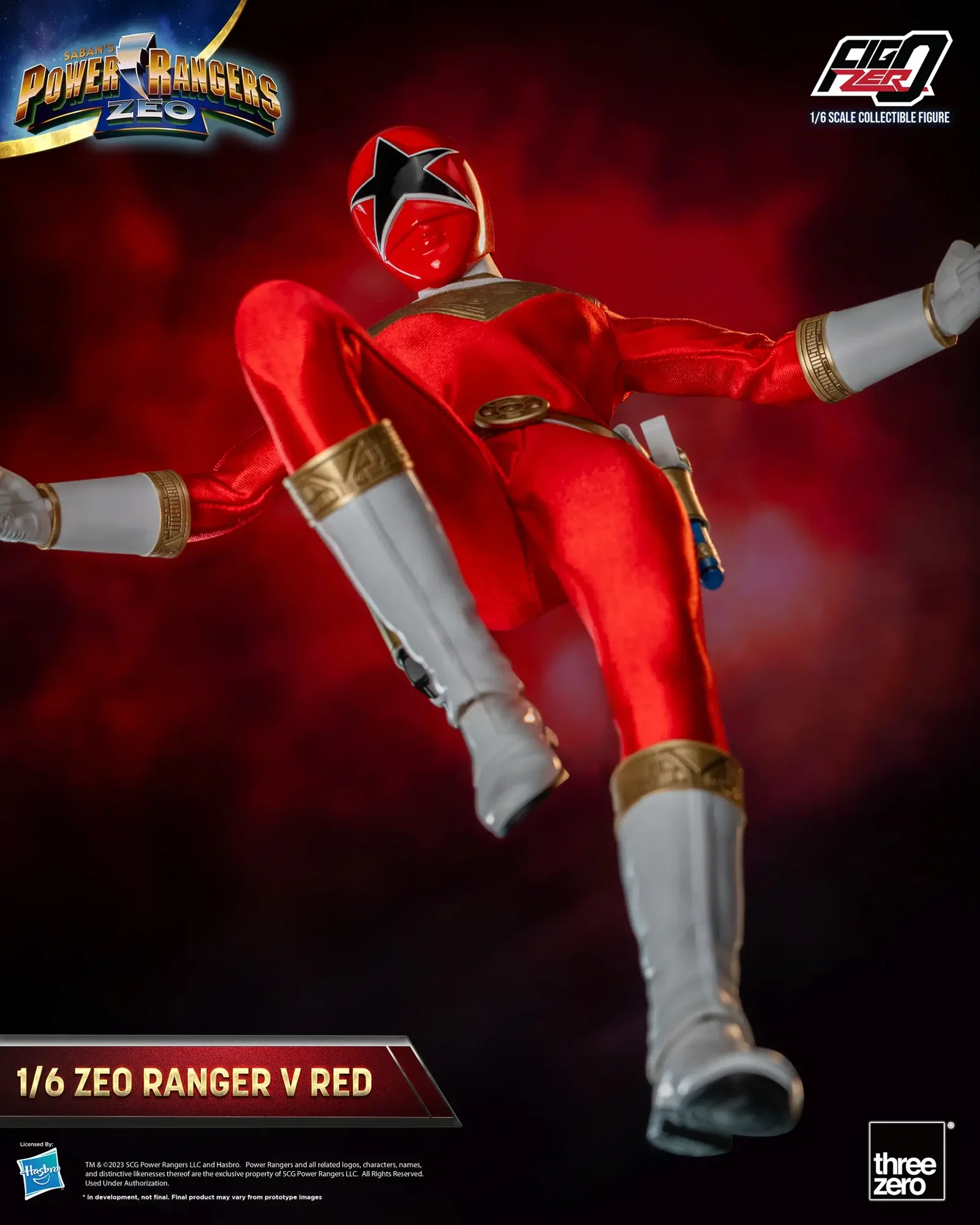 Power Rangers Zeo FigZero 1/6 Zeo Power Ranger V Red image 7